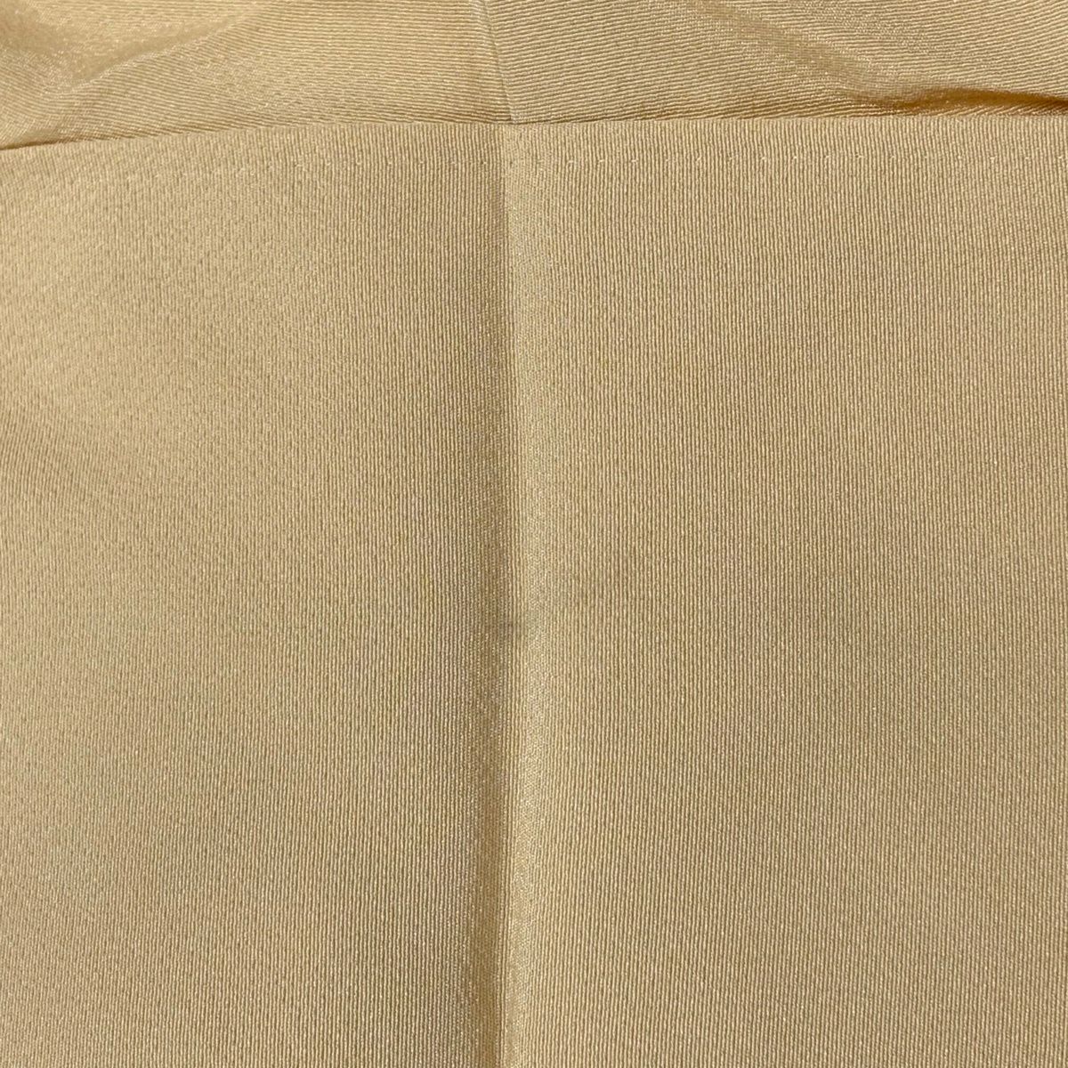 【美品】訪問服 身長160cm 袖長64cm M 雙層 草花紋紋 薄橙 純蠶絲 秀品級