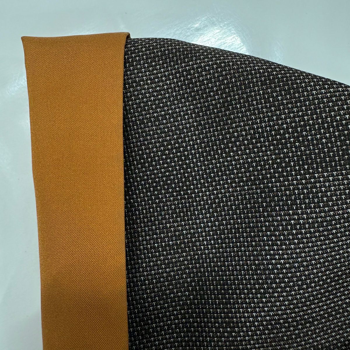 【美品】 紬織 身長162.5cm 袖長62cm S 雙層 七寶 焦茶 純蠶絲 秀品級