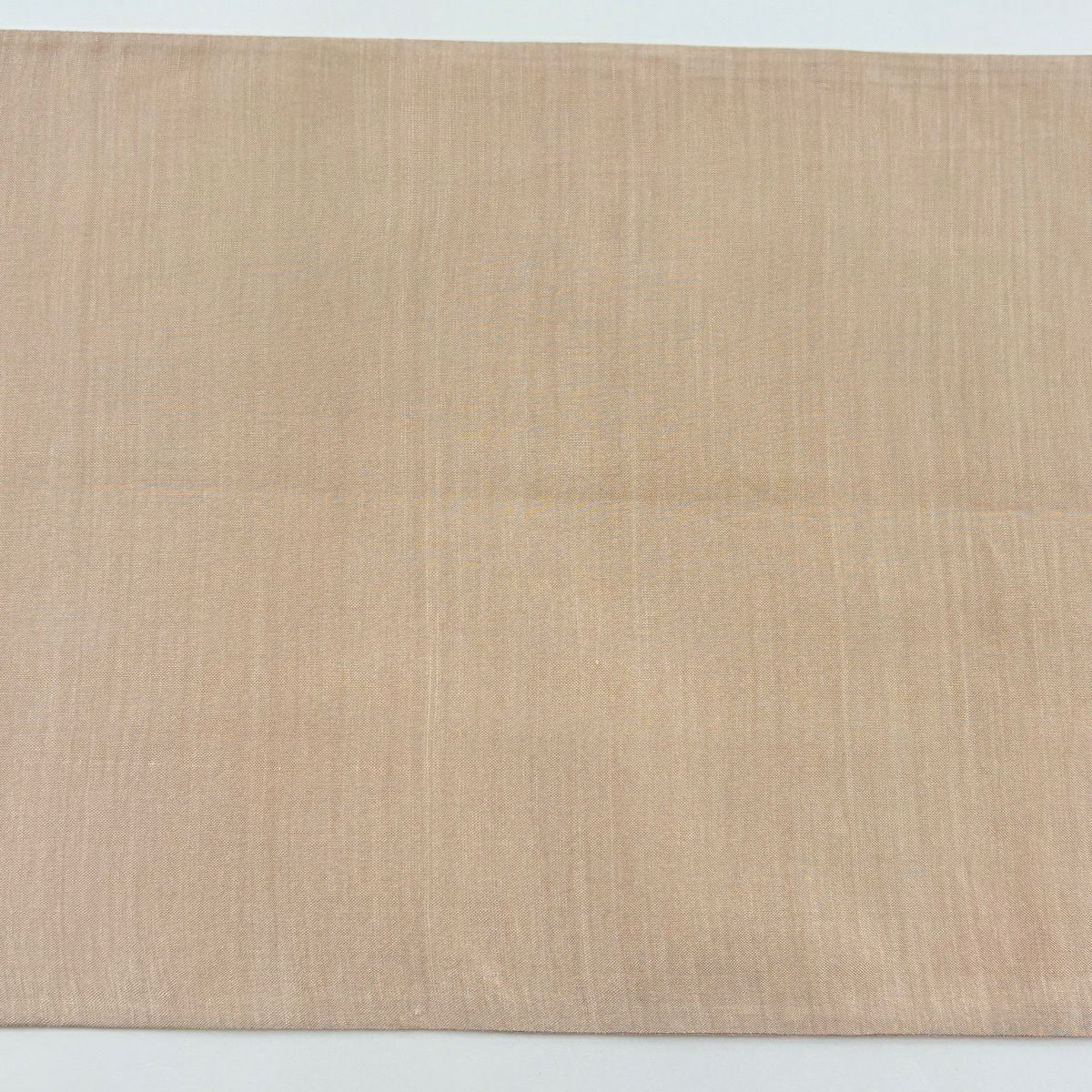 袋帶 逸品級 圓文 短冊 金絲 淺茶 純蠶絲