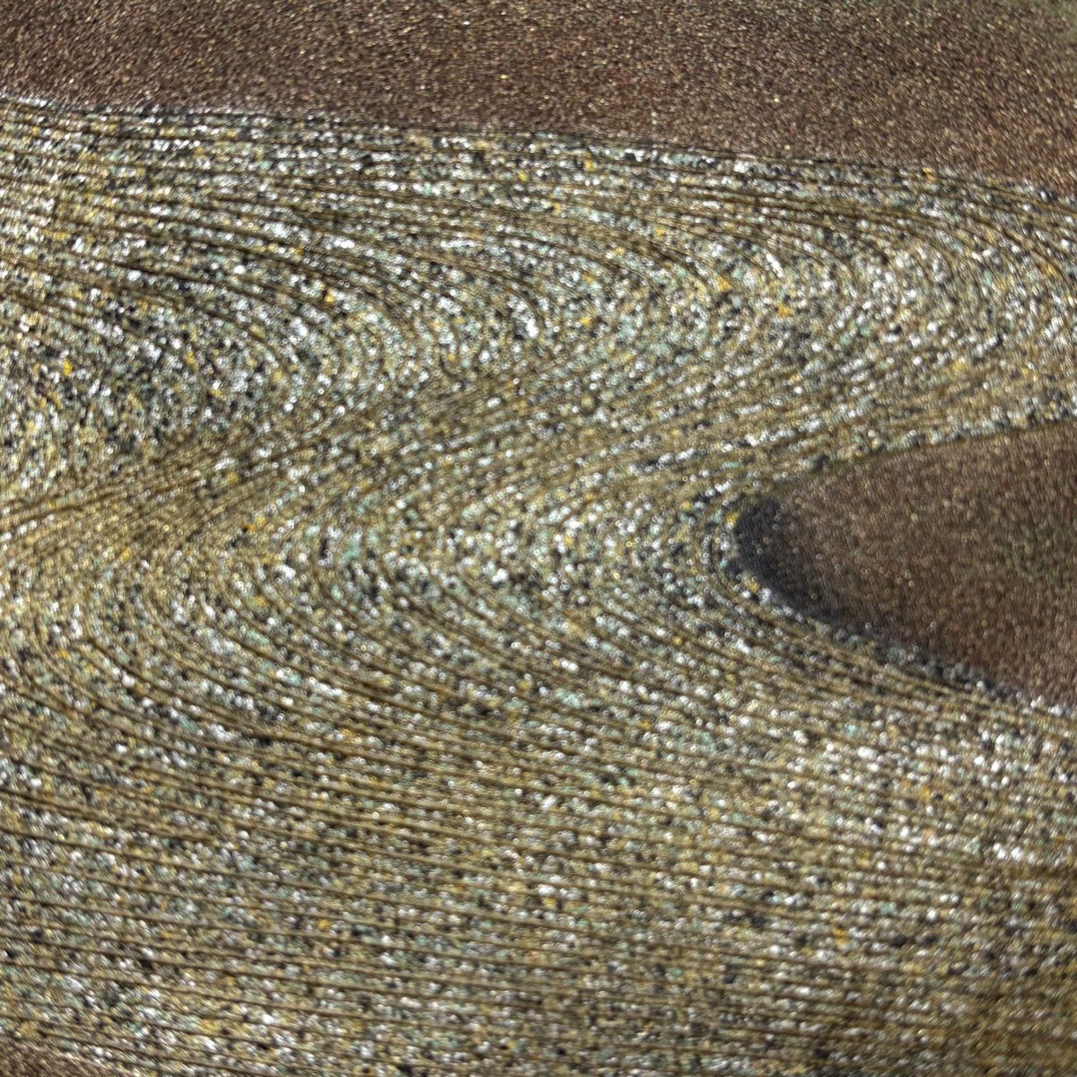 訪問服 身長154cm 袖長62cm S 雙層 菊花 橋 金銀彩 金金箔 淺茶 純蠶絲 名品級 一つ紋