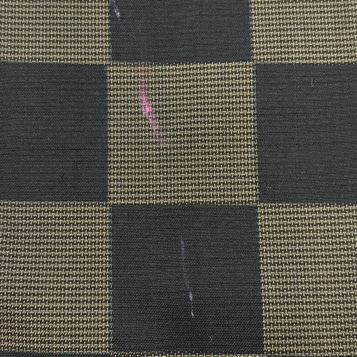 付下 身長153cm 袖長63cm S 雙層 紬織織 地 落款あり 文箱 兔子 刺繡 焦茶 純蠶絲 名品級