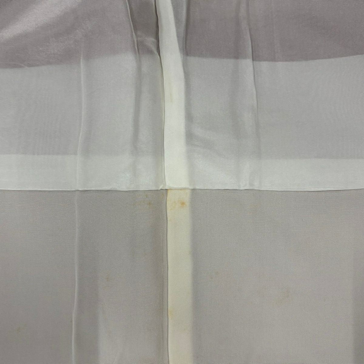 訪問服 身長158.5cm 袖長66cm M 雙層 松樹皮菱 巻物 金絲 金銀彩 紅茶 純蠶絲 優品級