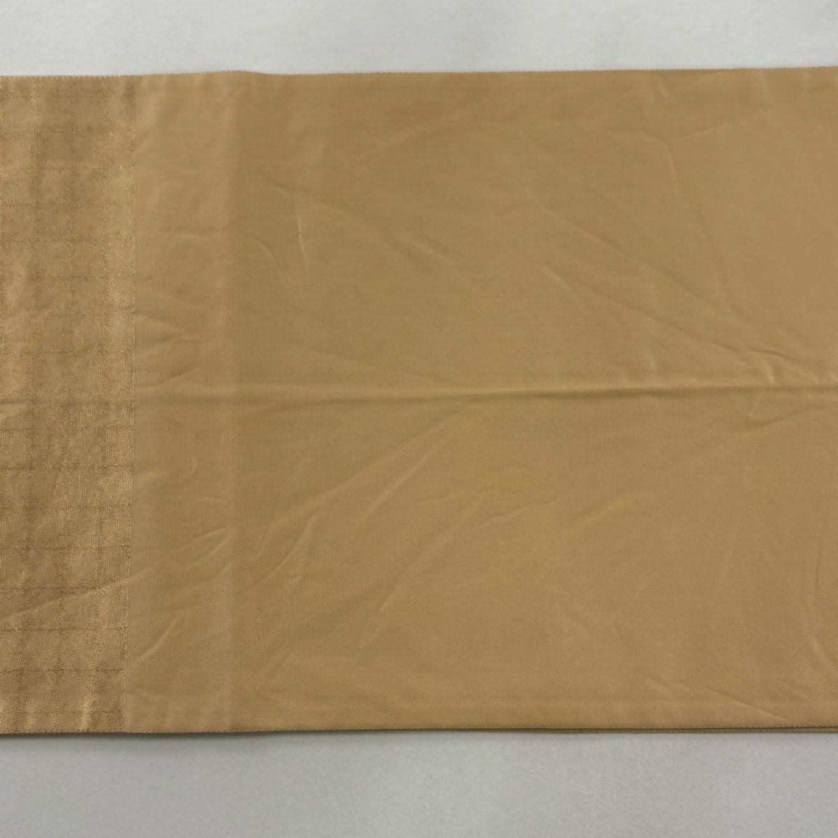 袋帶 秀品級 花鳥 霞 金絲 金銀彩 橙色 大鼓圖案 純蠶絲