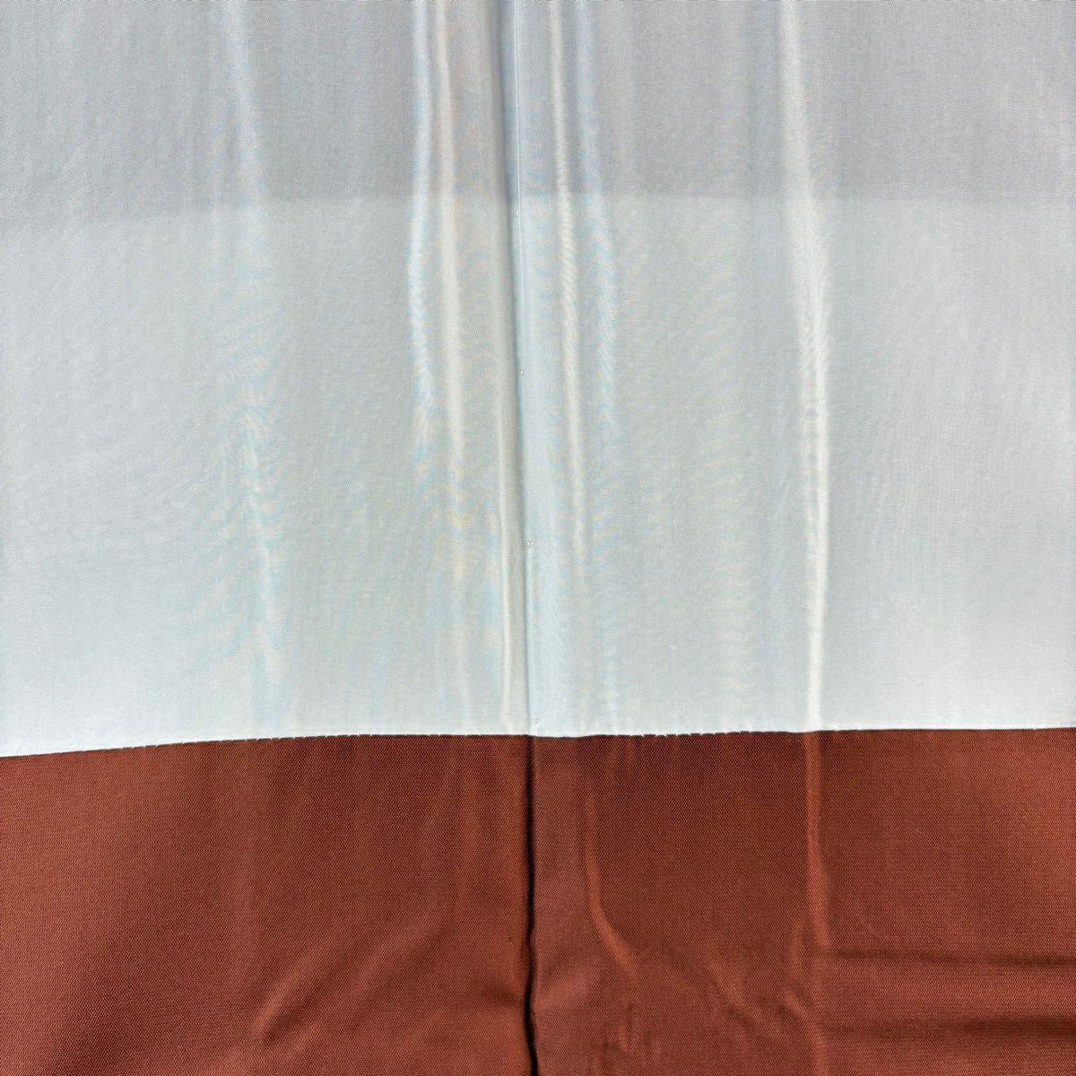 【美品】 小紋 身長160.5cm 袖長63.5cm S 雙層 吉澤與市 證書齊全 縱條 幾何圖案 絞染 紅茶 純蠶絲 逸品級
