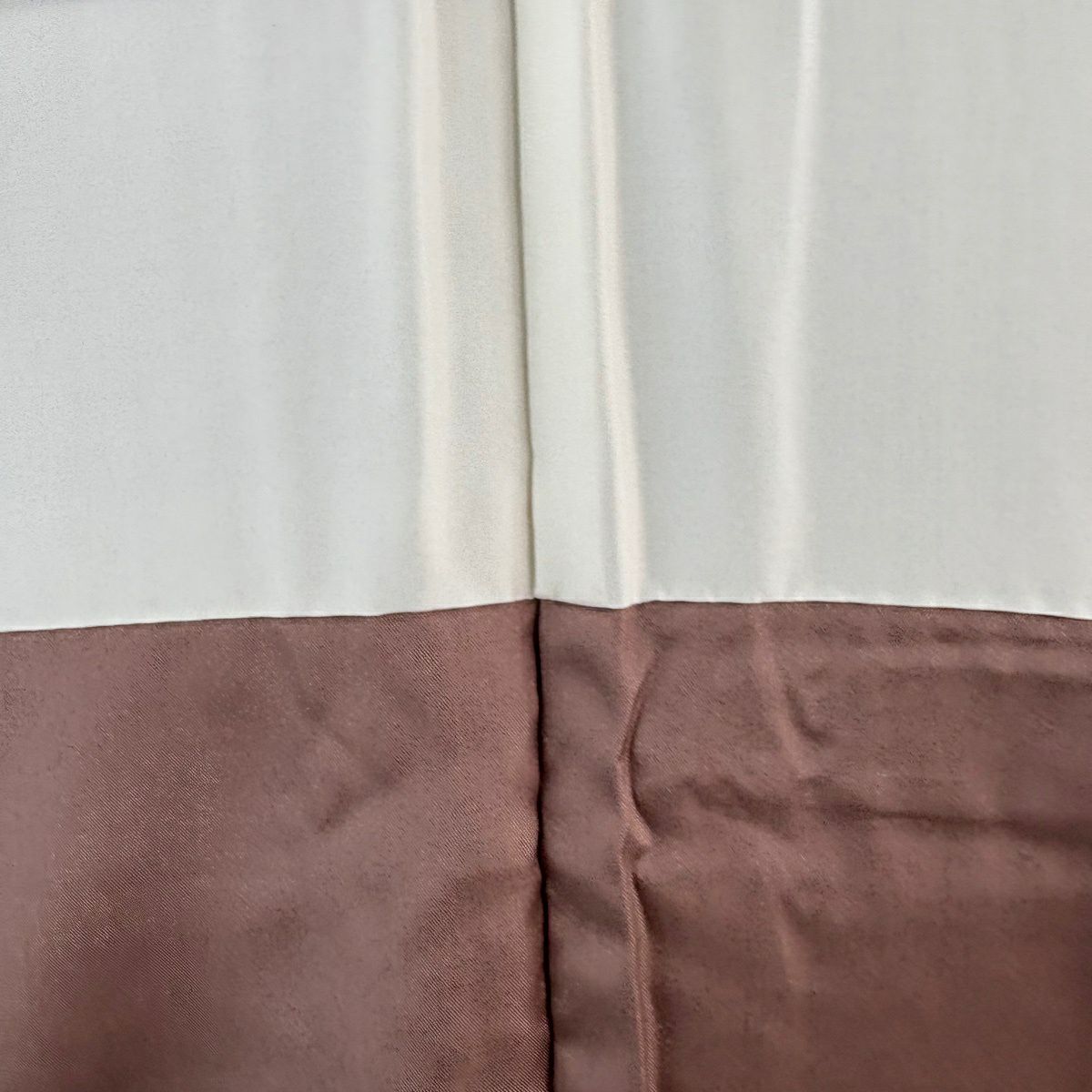 【美品】 小紋 身長164.5cm 袖長64cm M 雙層 吉澤與市 證書附帶 色紙 幾何圖案 絞染 深紫 純蠶絲 逸品級