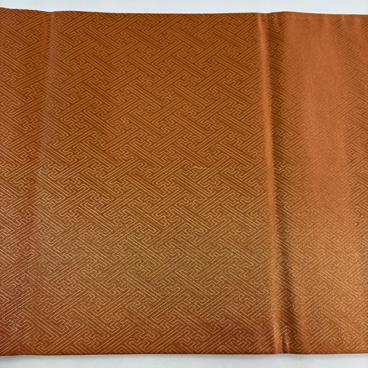 【美品】 袋帶 秀品級 秋草 鳥 金銀彩 金金箔 紅茶 六通 純蠶絲