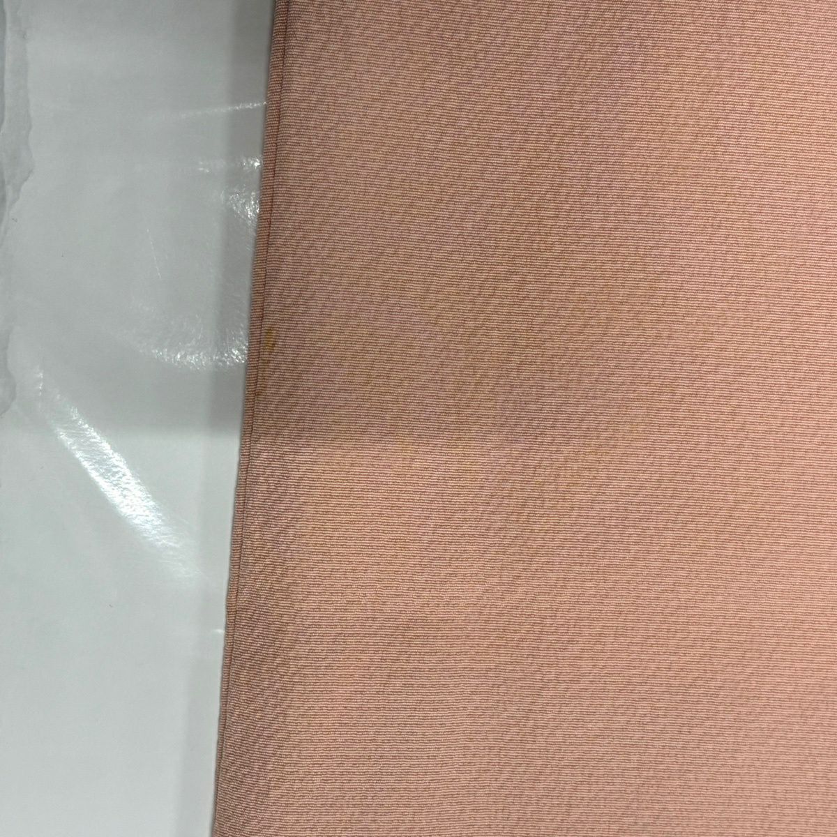 訪問服 身長163cm 袖長68cm L 雙層 菊花 流水 漸層 鮭粉色 純蠶絲 優品級