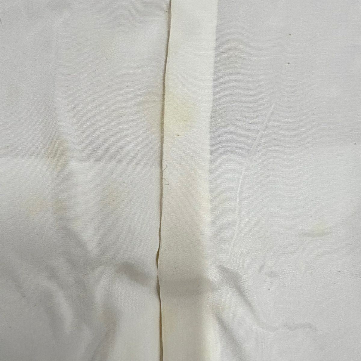 訪問服 身長162cm 袖長64cm M 雙層 霞 松樹梅花 金銀彩 灰茶 純蠶絲 名品級 一つ紋