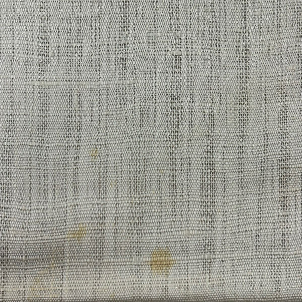袋帶 逸品級 渡文 落款 波 霞 金金箔 金銀彩 奶油色 大鼓圖案 純蠶絲