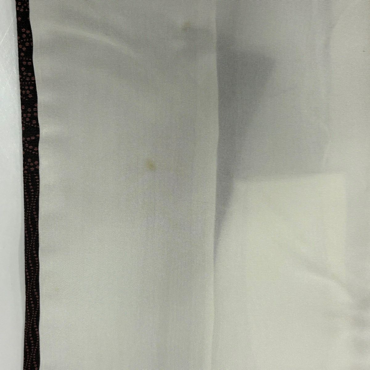 【美品】 江戶小紋 身長154.5cm 袖長62cm S 雙層 摇晃條紋 花 紅紫 純蠶絲 名品級