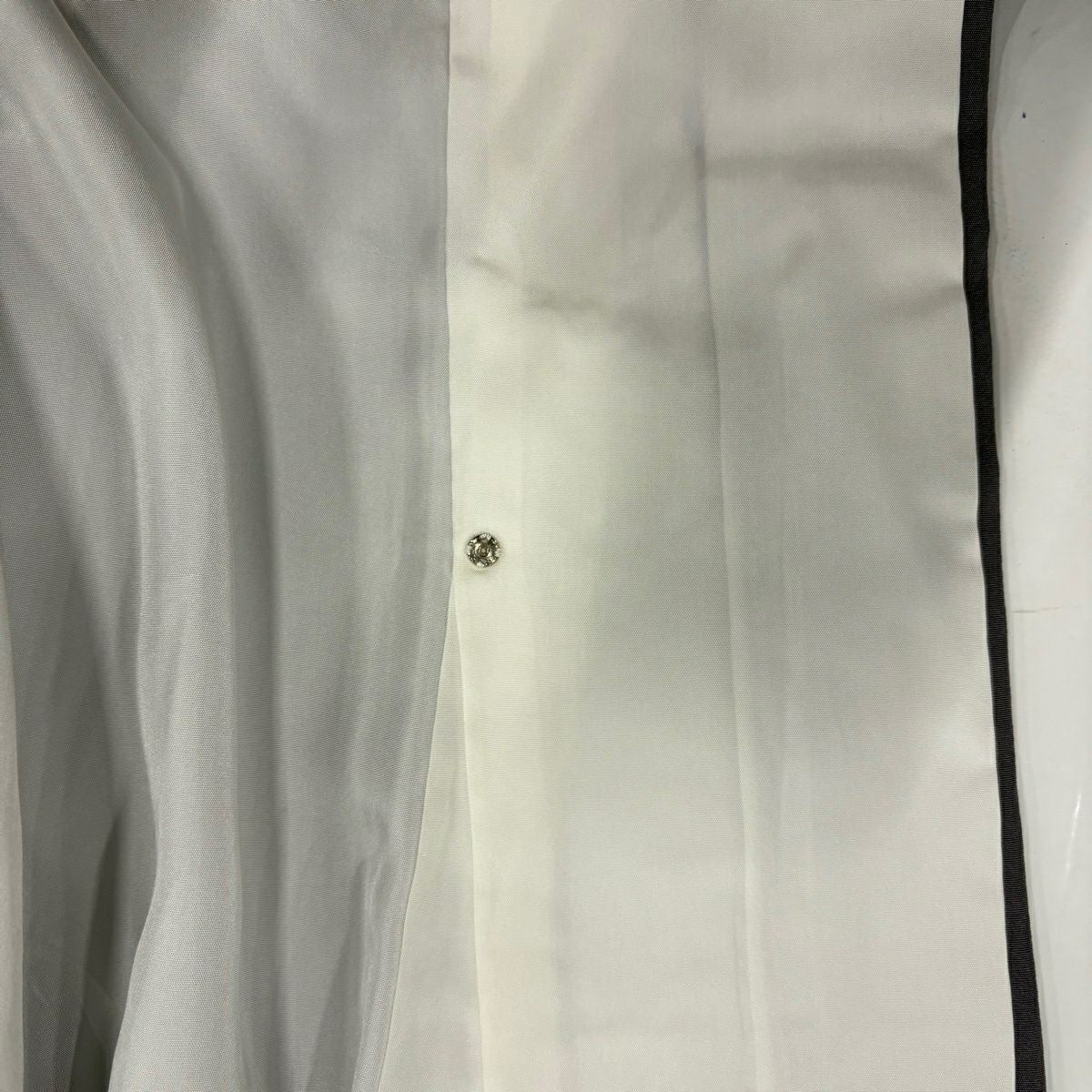 付下 身長155.5cm 袖長63cm S 雙層 帝王紫 落款 華紋 鳳凰 金糸刺繡 灰紫 純蠶絲 名品級 一つ紋