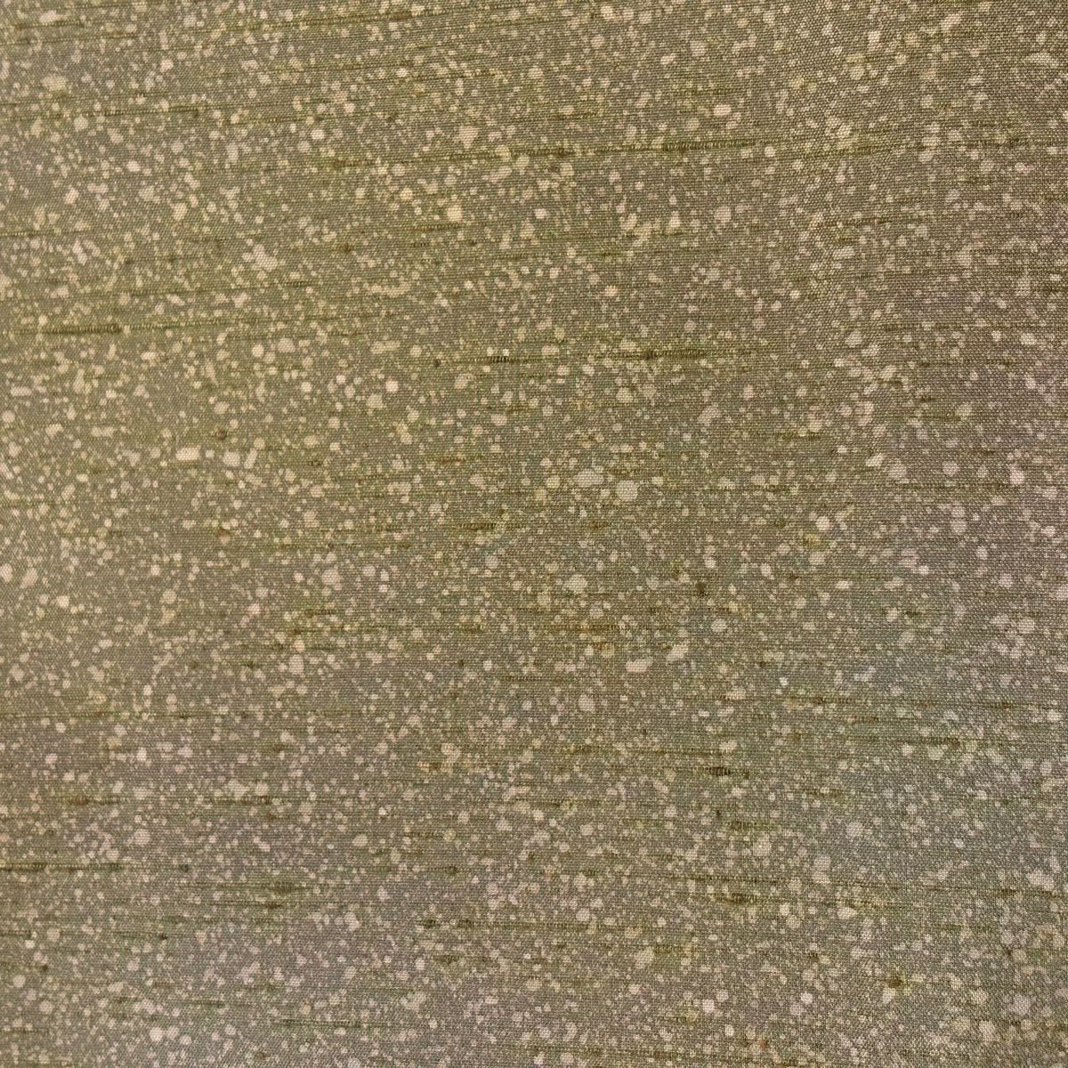 【美品】 小紋 身長156.5cm 袖長65.5cm M 雙層 紬織織 幾何學圖案 漸層 淺茶 純蠶絲 名品級