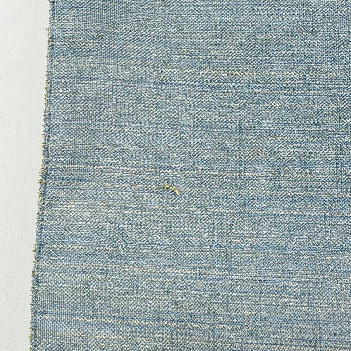 名古屋帶 優品級 松樹葉仕立 八寸名古屋帶 ヱ霞 縞 金銀彩 金金箔 灰綠 純蠶絲