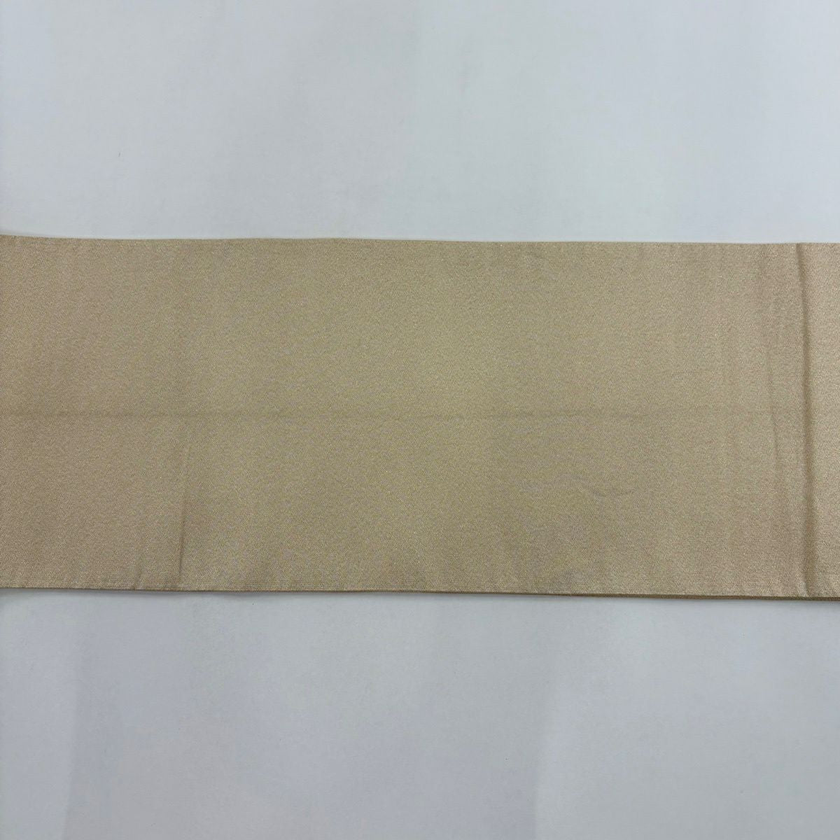 【美品】 袋帶 名品級 落款あり 建物 人物 螺鈿 金金箔 金色 お太鼓柄 純蠶絲