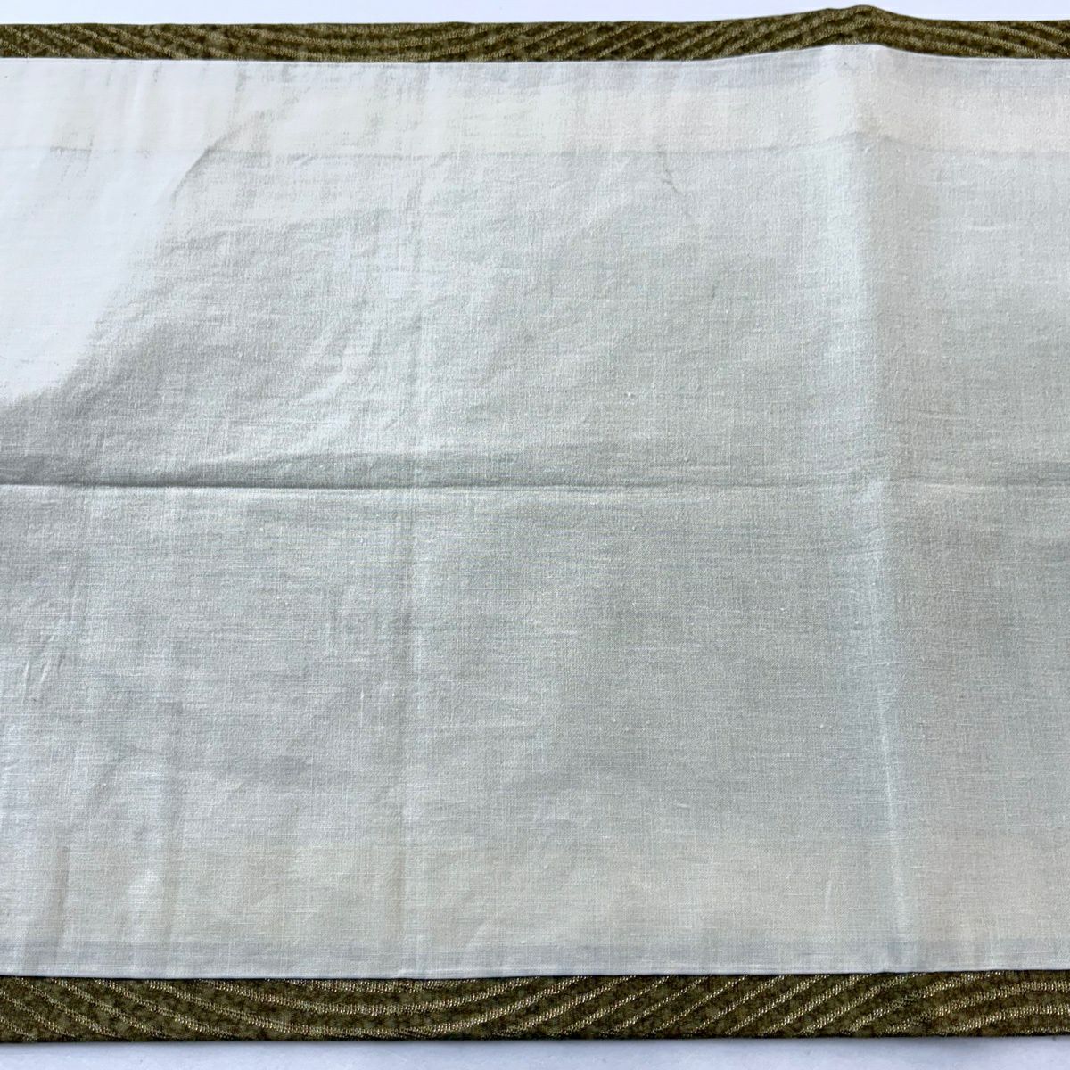 【美品】 開口名古屋帶 逸品級 落款 水野保 辻花染 雲霞 金絲 紫 純蠶絲