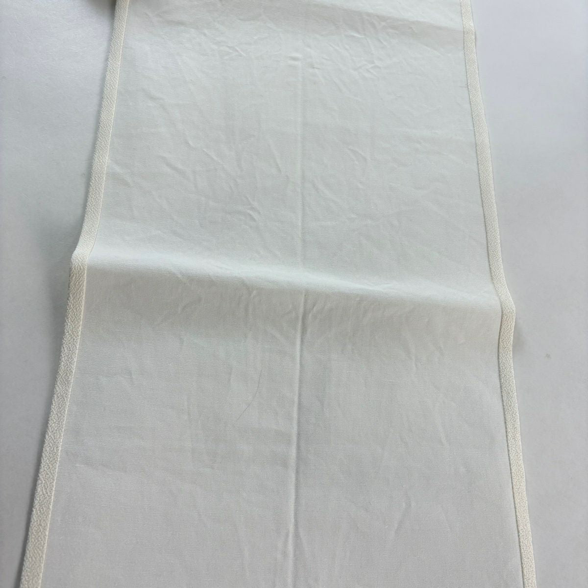 【美品】 開口名古屋帶 逸品級 落款 人物 櫻花 縮緬 純蠶絲
