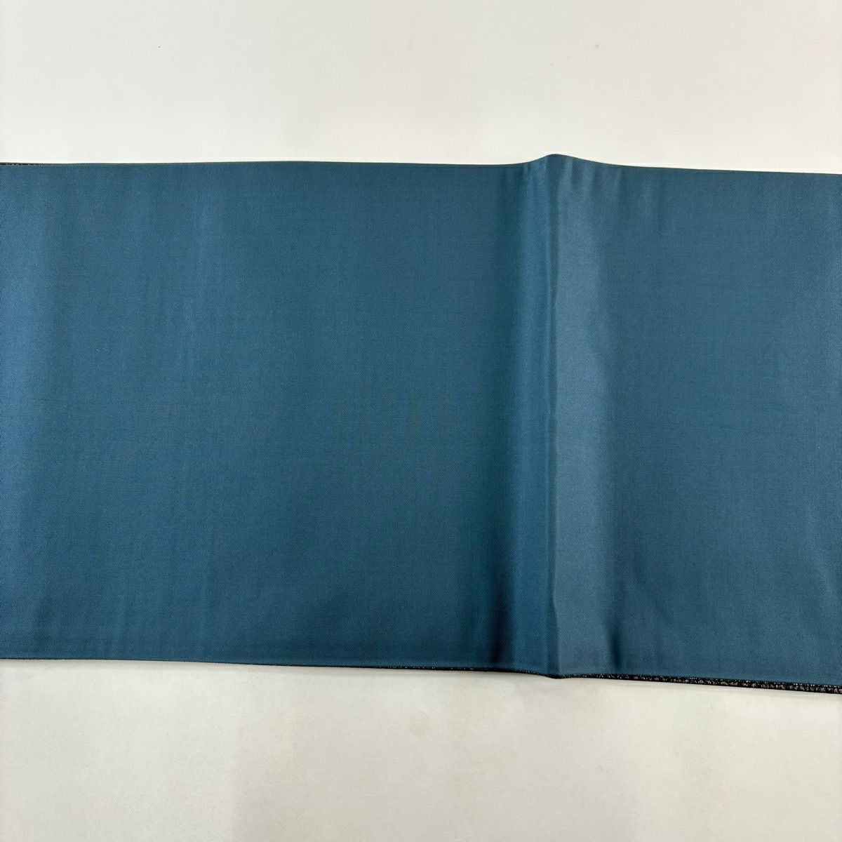 【美品】 袋帶 逸品級 菅有鬼一 落款 葉紋 幾何圖案 銀線 金銀彩 黑 六通 純蠶絲