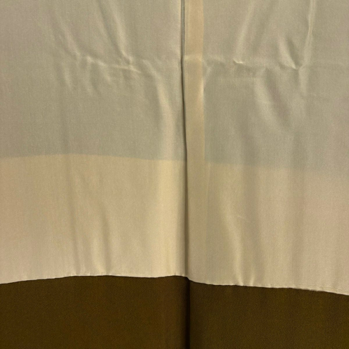 訪問服 身長158cm 袖長62cm S 雙層 椿 蝶 刺繡 金糸 茶綠 純蠶絲 逸品級