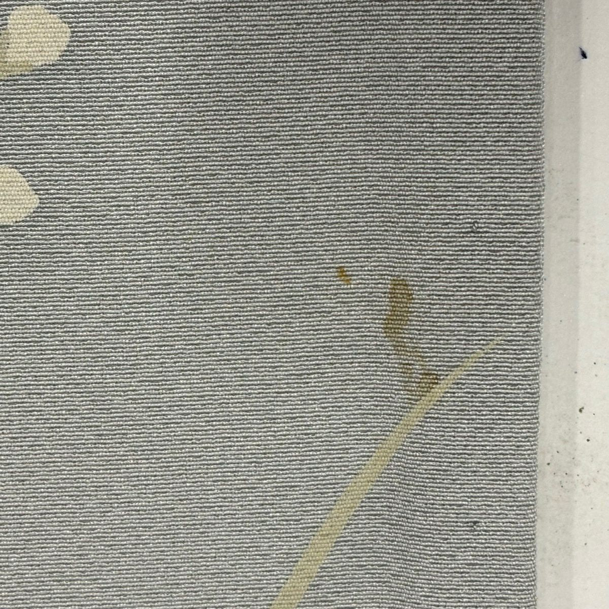 訪問服 身長165.5cm 袖長65.5cm M 雙層 草花紋紋 金銀彩 漸層 灰色 純蠶絲 優品級