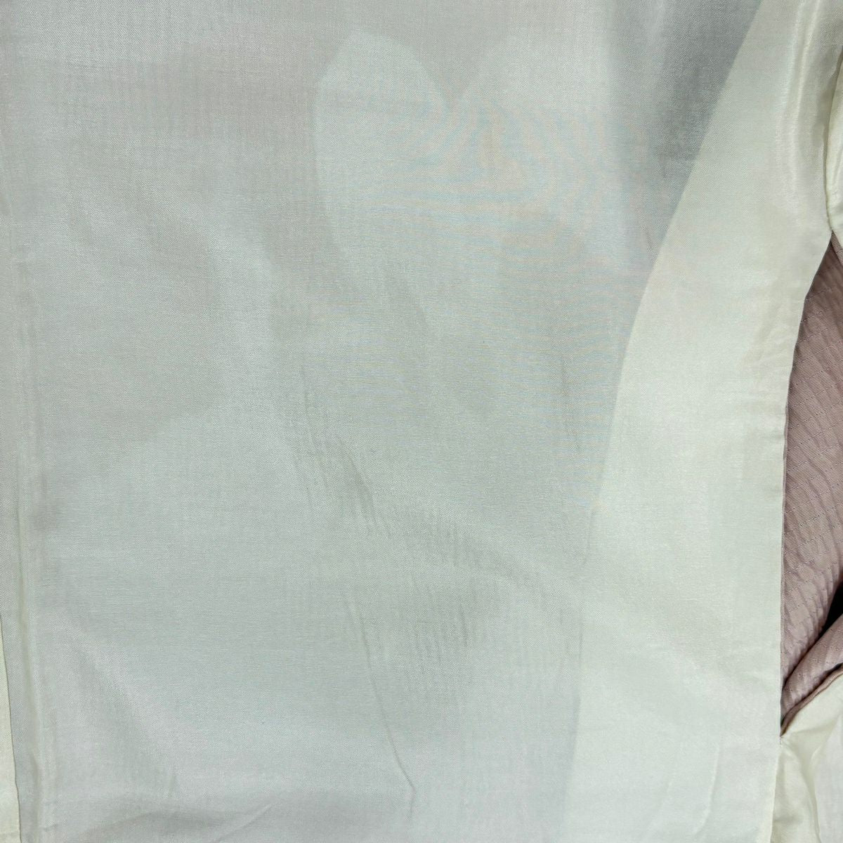 訪問服 身長157cm 袖長66cm M 雙層 辻花染 松樹川菱 絞染 淺粉色 純蠶絲 優品級