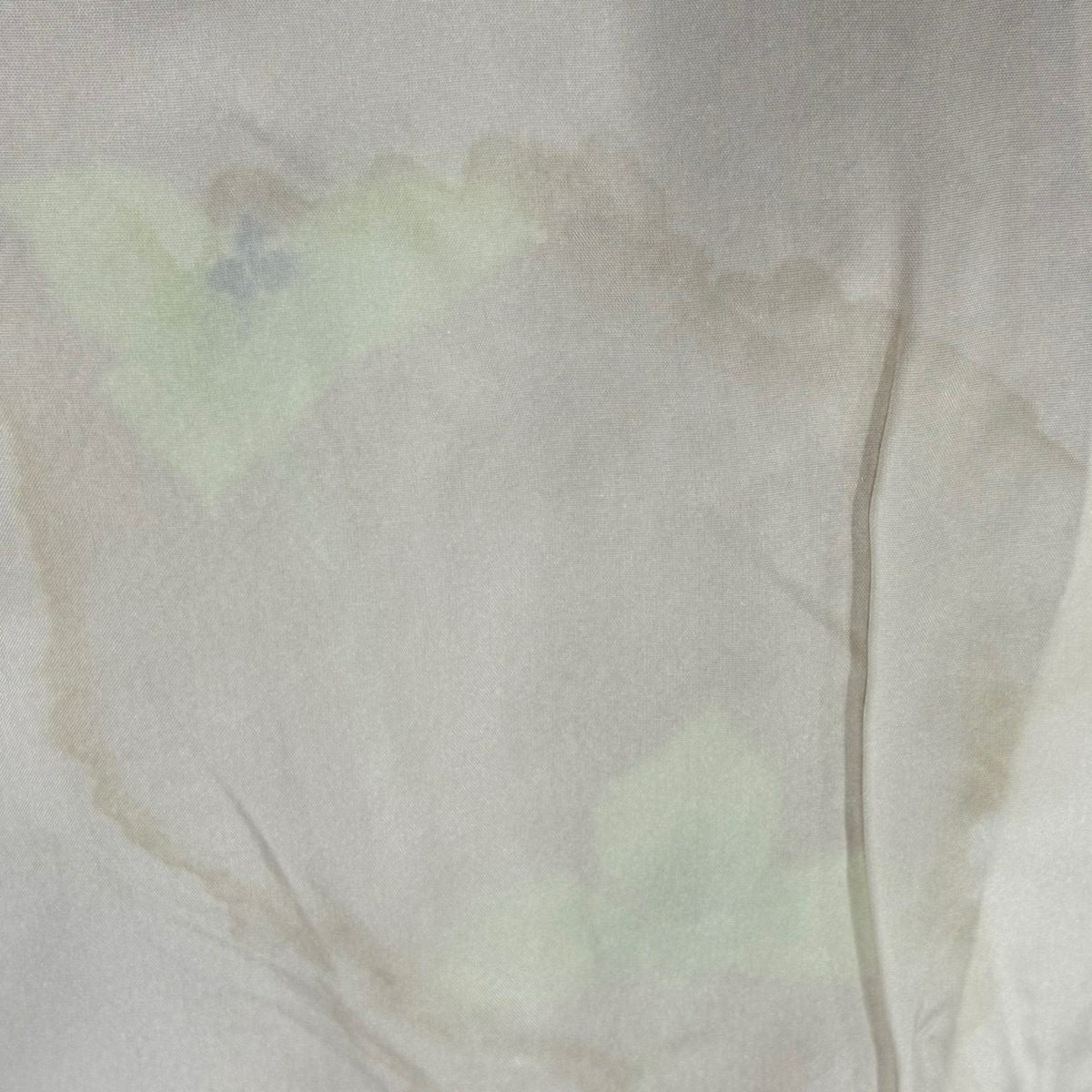 訪問服 身長158cm 袖長63cm S 雙層 落款 草花紋紋 菊花 金銀彩 漸層 茶紫 純蠶絲 名品級 一つ紋