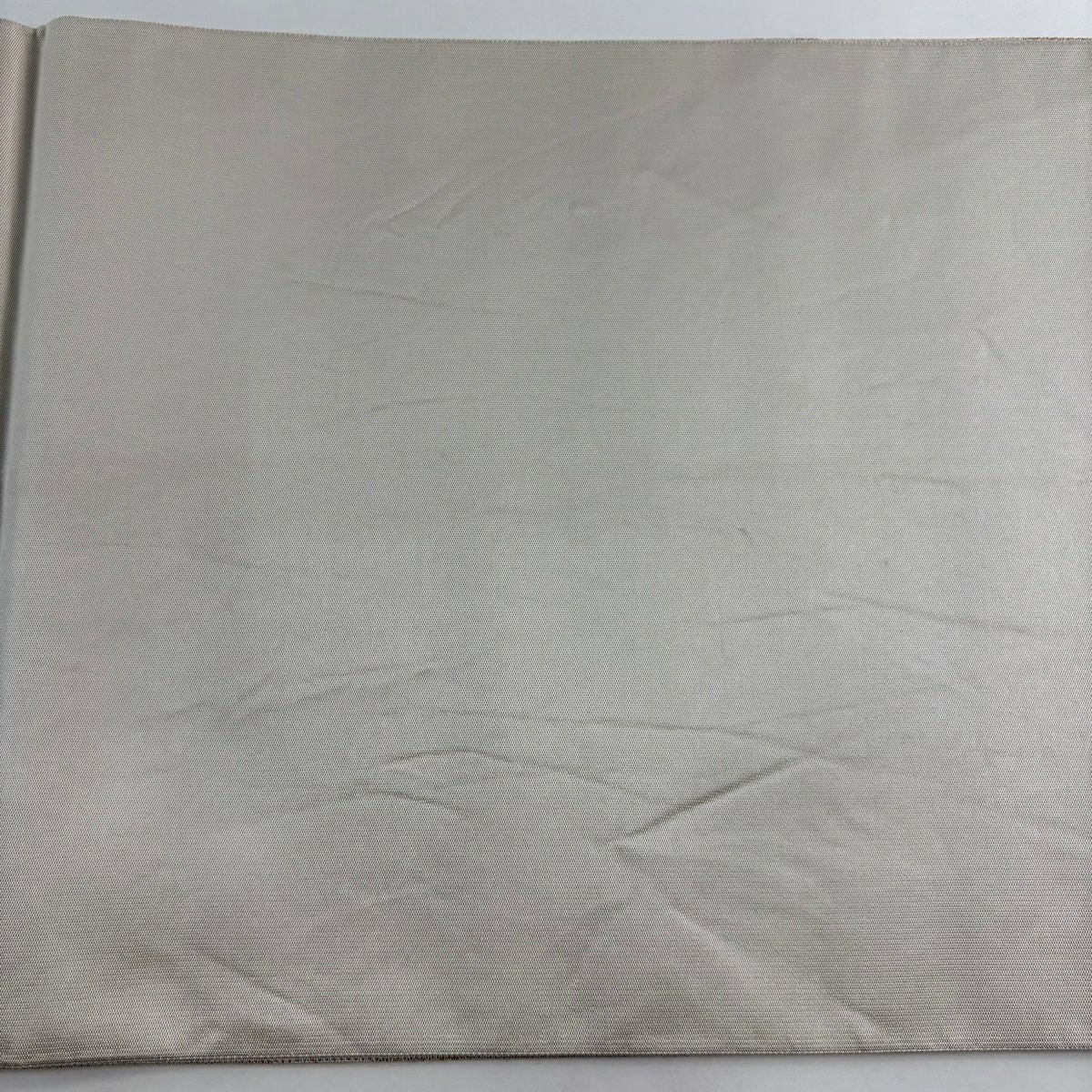 袋帶 秀品級 秋草 霞 金金箔 米色 六通 純蠶絲