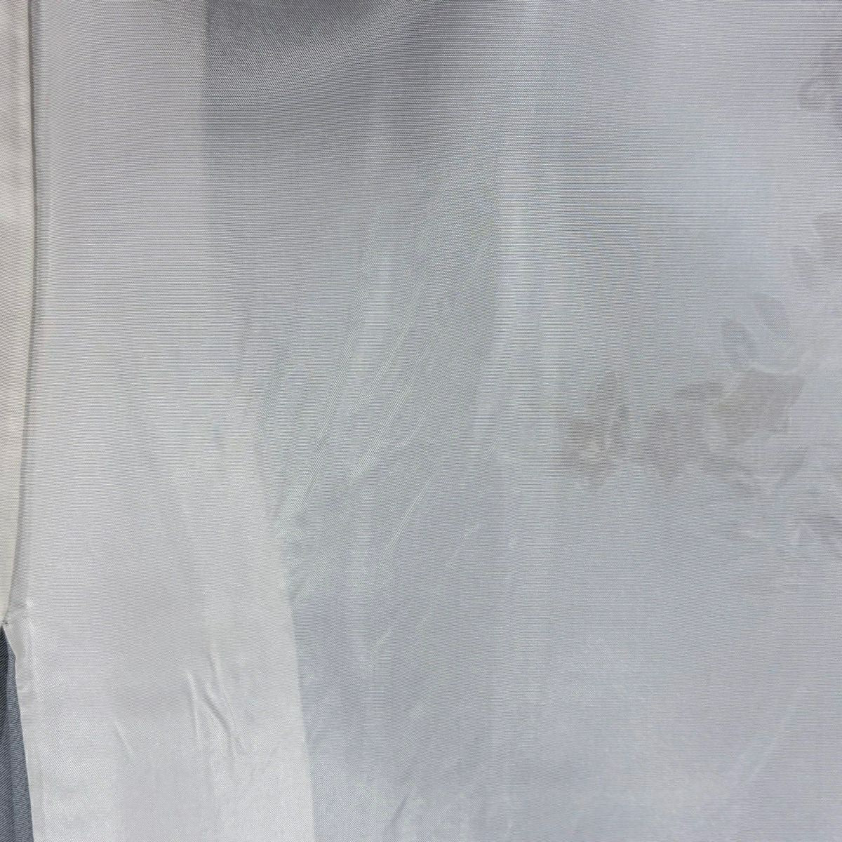 訪問服 身長155.5cm 袖長63.5cm S 雙層 松樹竹子梅花 家屋 刺繡 漸層 青灰 純蠶絲 秀品級
