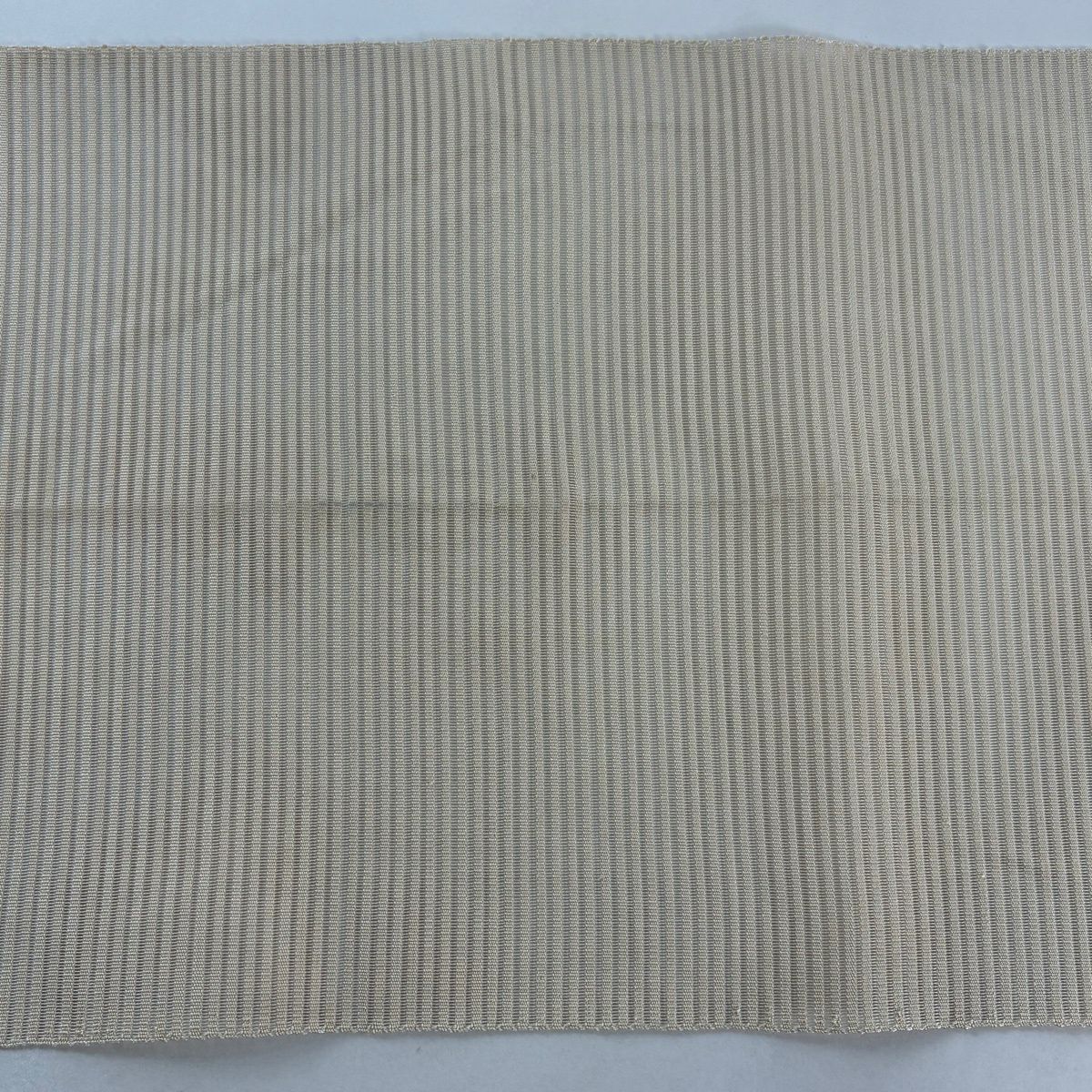 名古屋帶 秀品級 夏帶 絽 八寸名古屋帶 菖蒲 流水 金銀彩 薄紫 純蠶絲