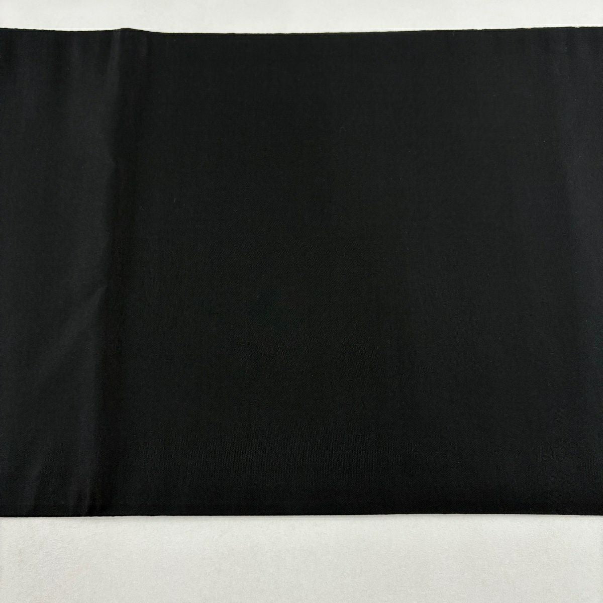【美品】 袋帶 名品級 幾何圖案 黑 六通 純蠶絲