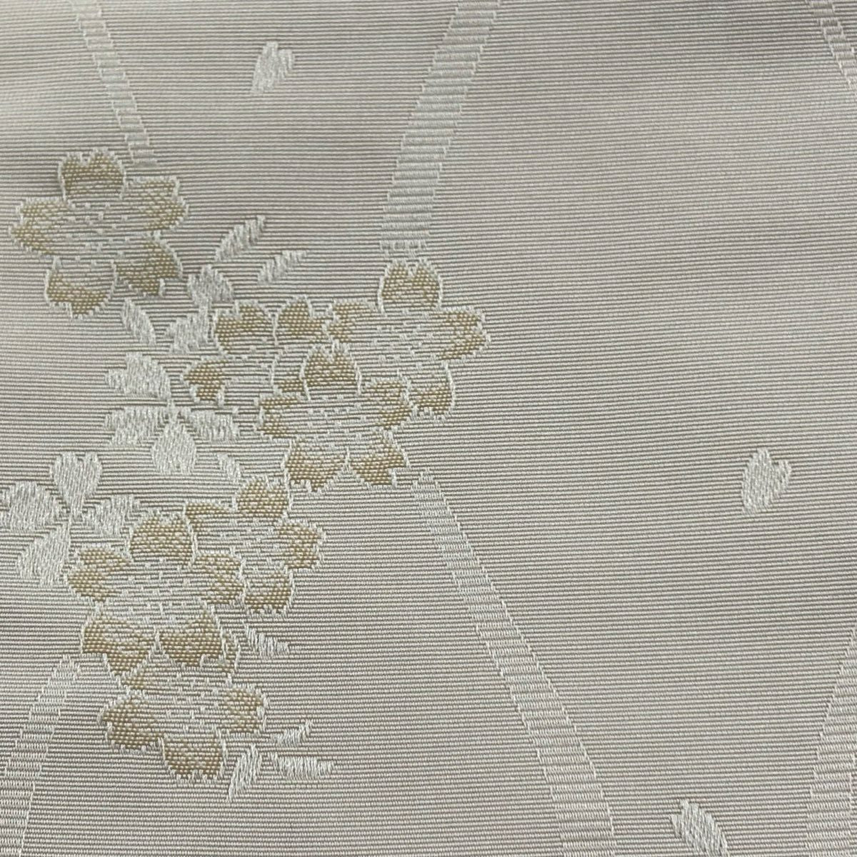 【美品】半幅帶 優品級 夏音 立涌 櫻花 米色 化纖