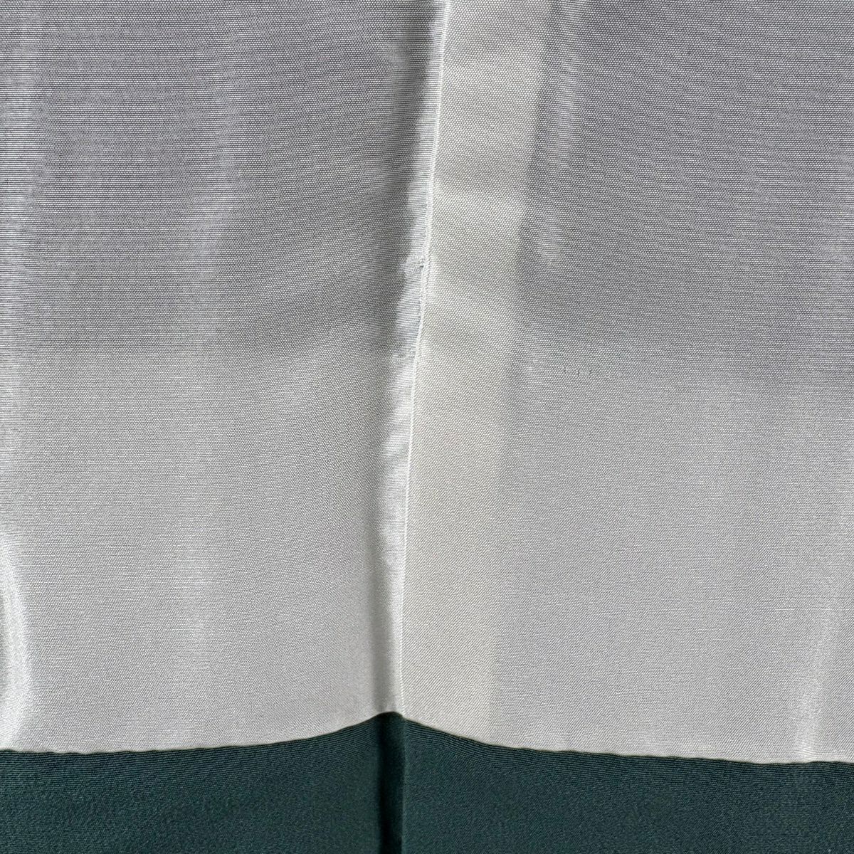 【美品】 小紋 身長164cm 袖長68cm L 雙層 袋帶套裝 兔子 金彩裝飾 絞染 黑 純蠶絲 名品級