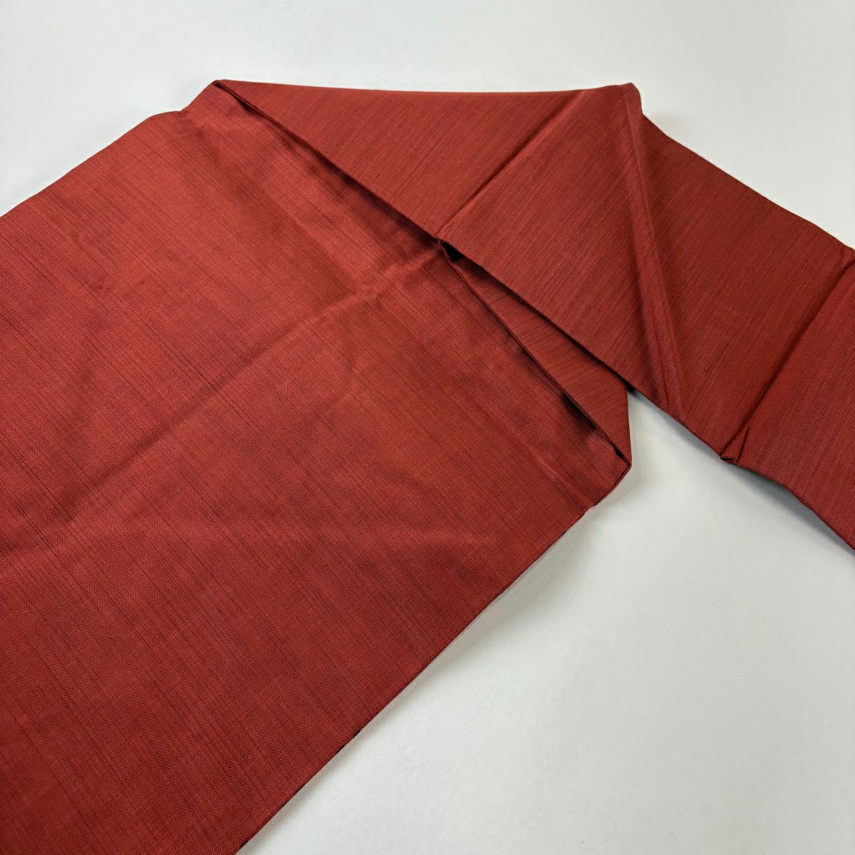 【美品】 名古屋帶 優品級 鳥 葉 紅茶 純蠶絲