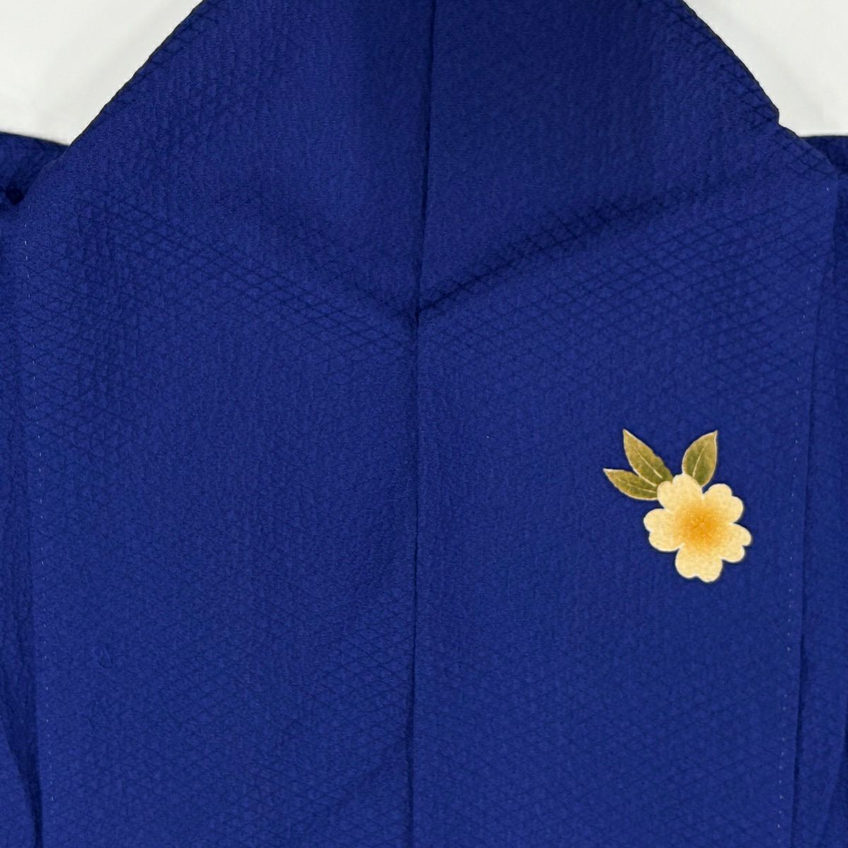 【美品】振袖禮服 身長162cm 袖長64cm M 雙層 鞠 草花紋 金彩裝飾 漸層 青紫 純蠶絲 秀品級
