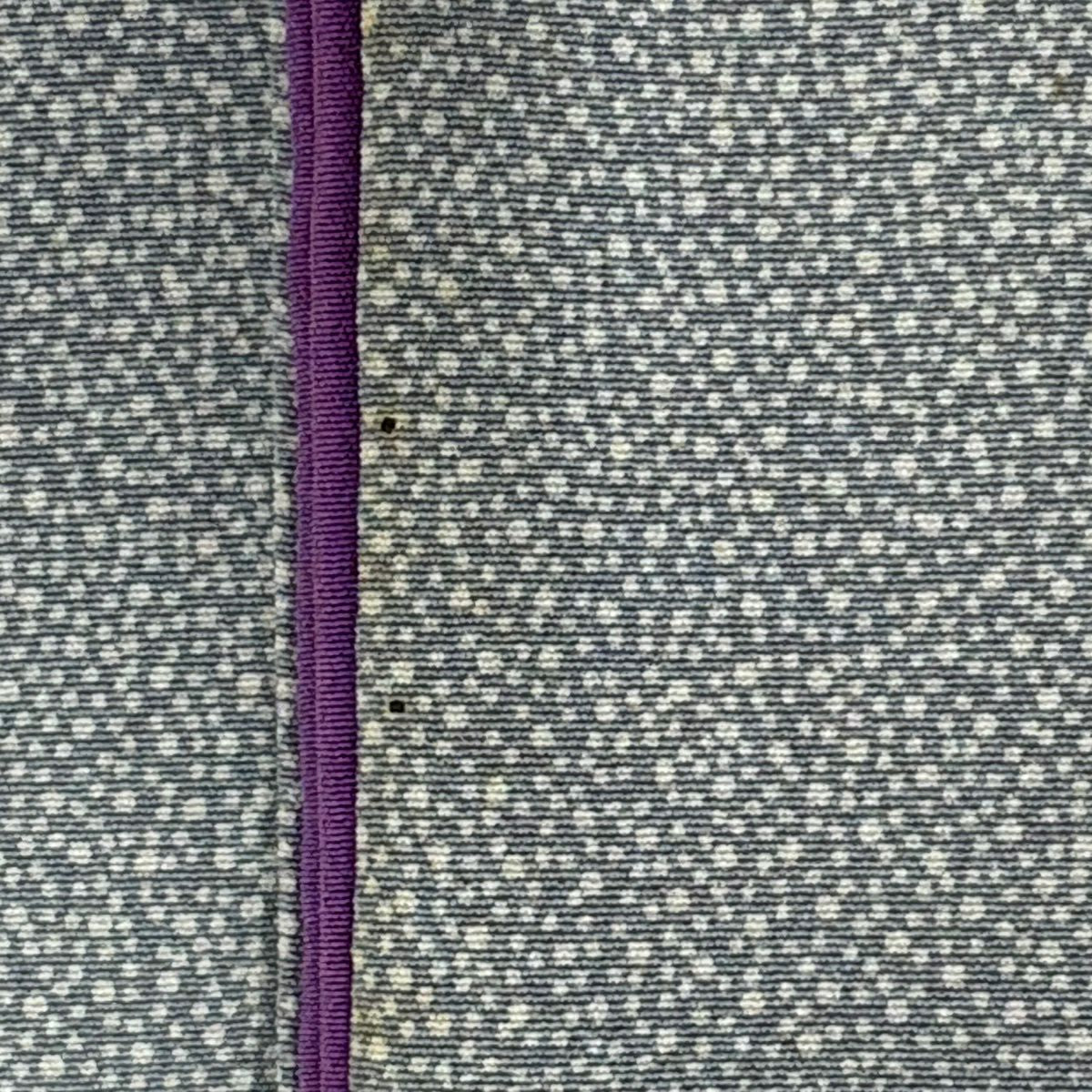 訪問服 身長159.5cm 袖長62cm S 雙層 落款有 寄せ花 段紋 青灰 純蠶絲 優品級