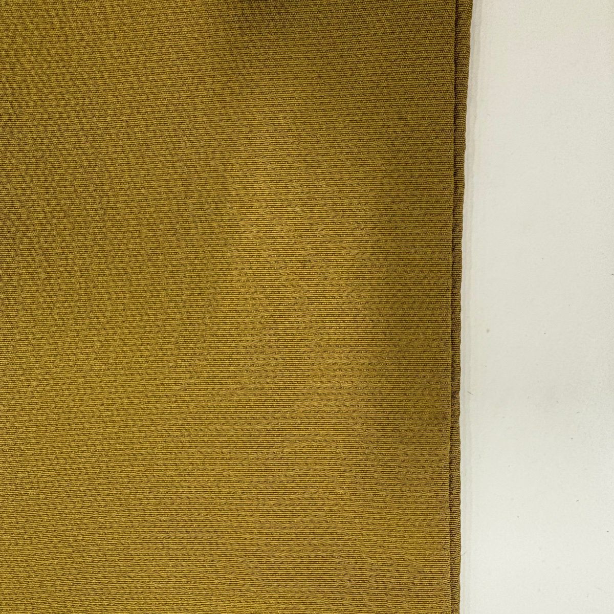 【美品】訪問服 身長162cm 袖長67cm M 雙層 草花紋紋 漸層 山吹茶 純蠶絲 名品級