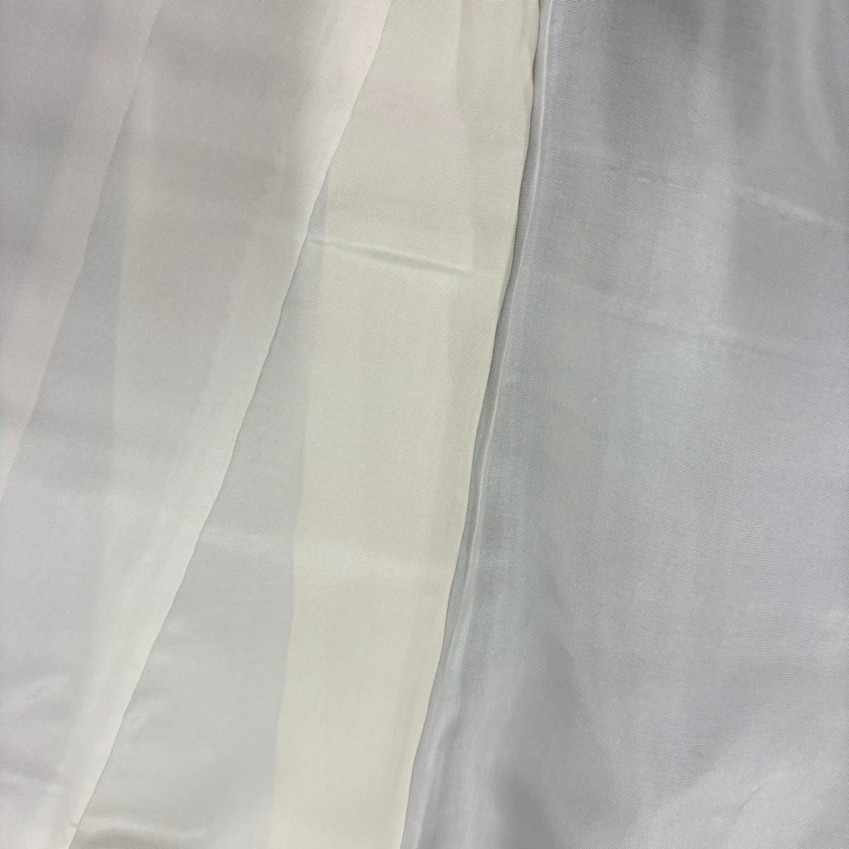 【美品】 江戶小紋 身長160.5cm 袖長63.5cm S 雙層 鮫 灰綠 純蠶絲 名品級 一つ紋