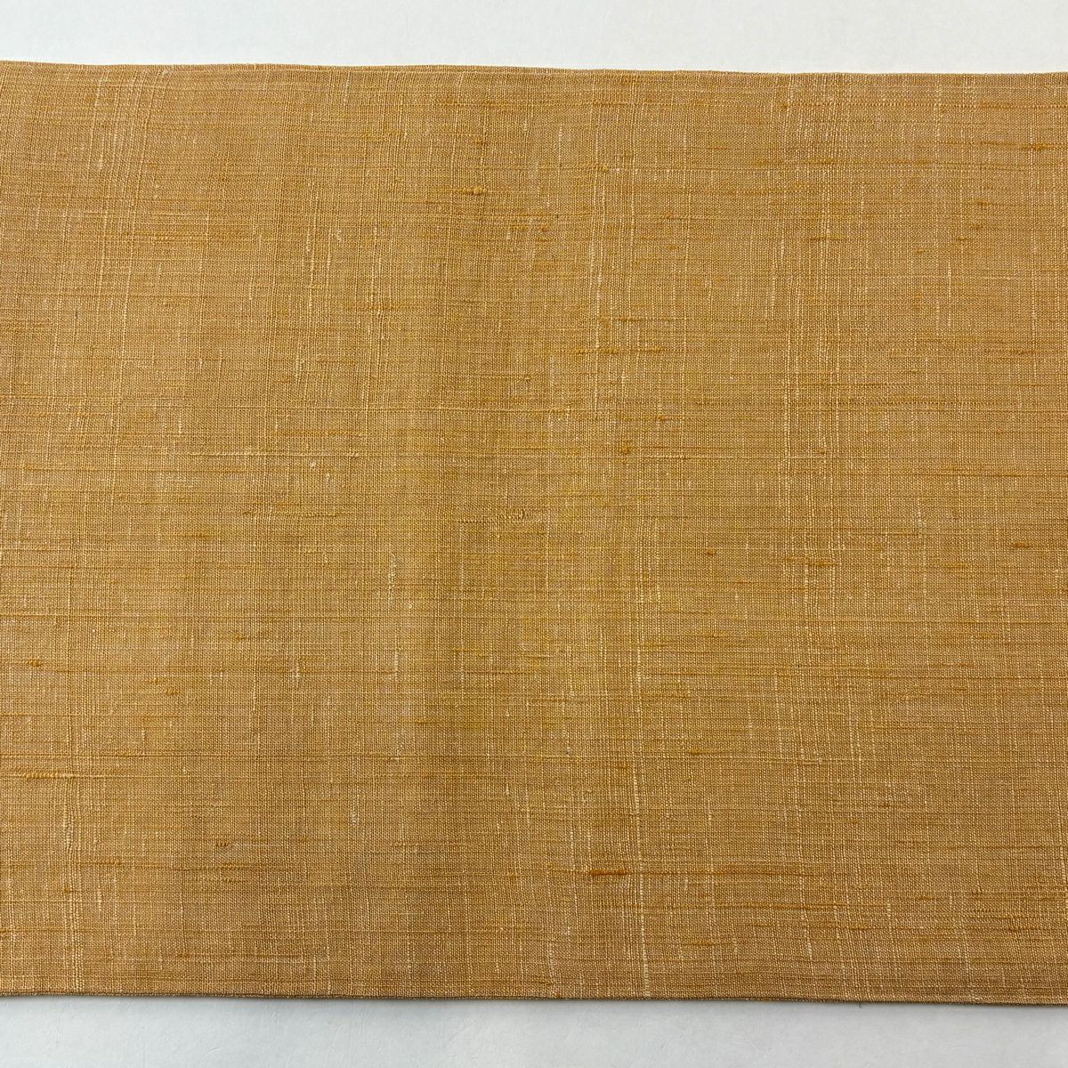 【美品】 袋帶 秀品級 紬織織地 關西仕立 單位 船 薄橙色 大鼓圖案 純蠶絲