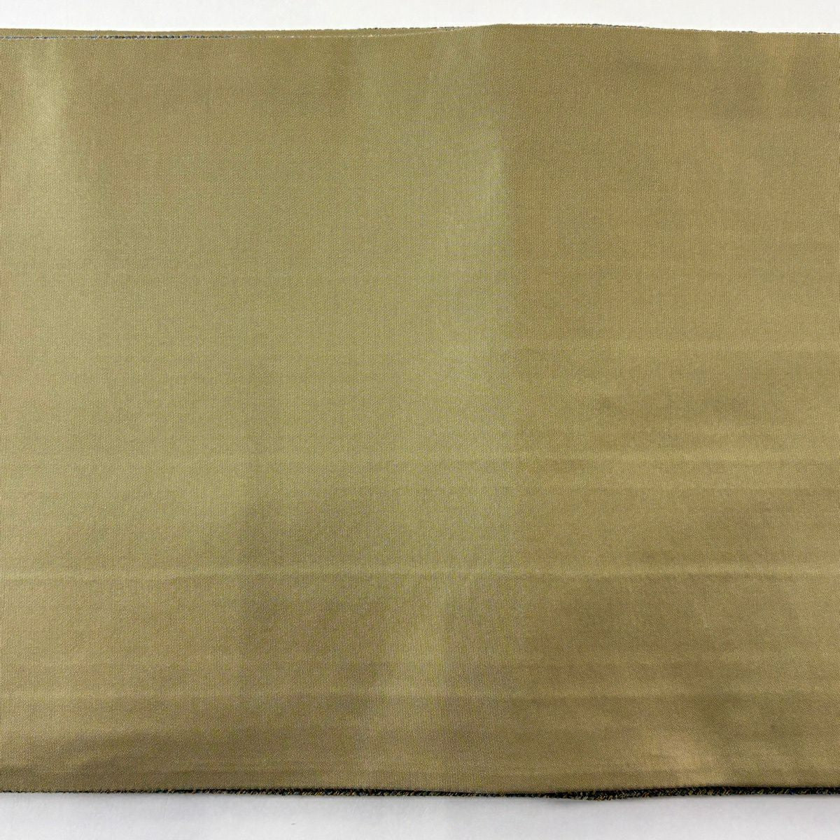 【美品】 袋帶 秀品級 縞 青綠 全通 純蠶絲
