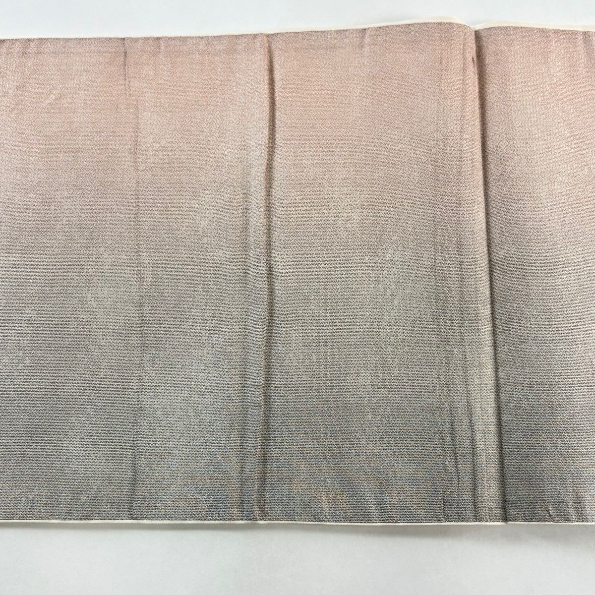 袋帶 秀品級 菊花花 若松樹 金銀絲 金金箔 淺紫 六通 純蠶絲