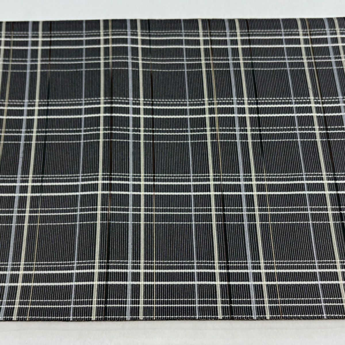 【美品】 袋帶 名品級 幾何學 金絲 黃土 深色 全通 純蠶絲