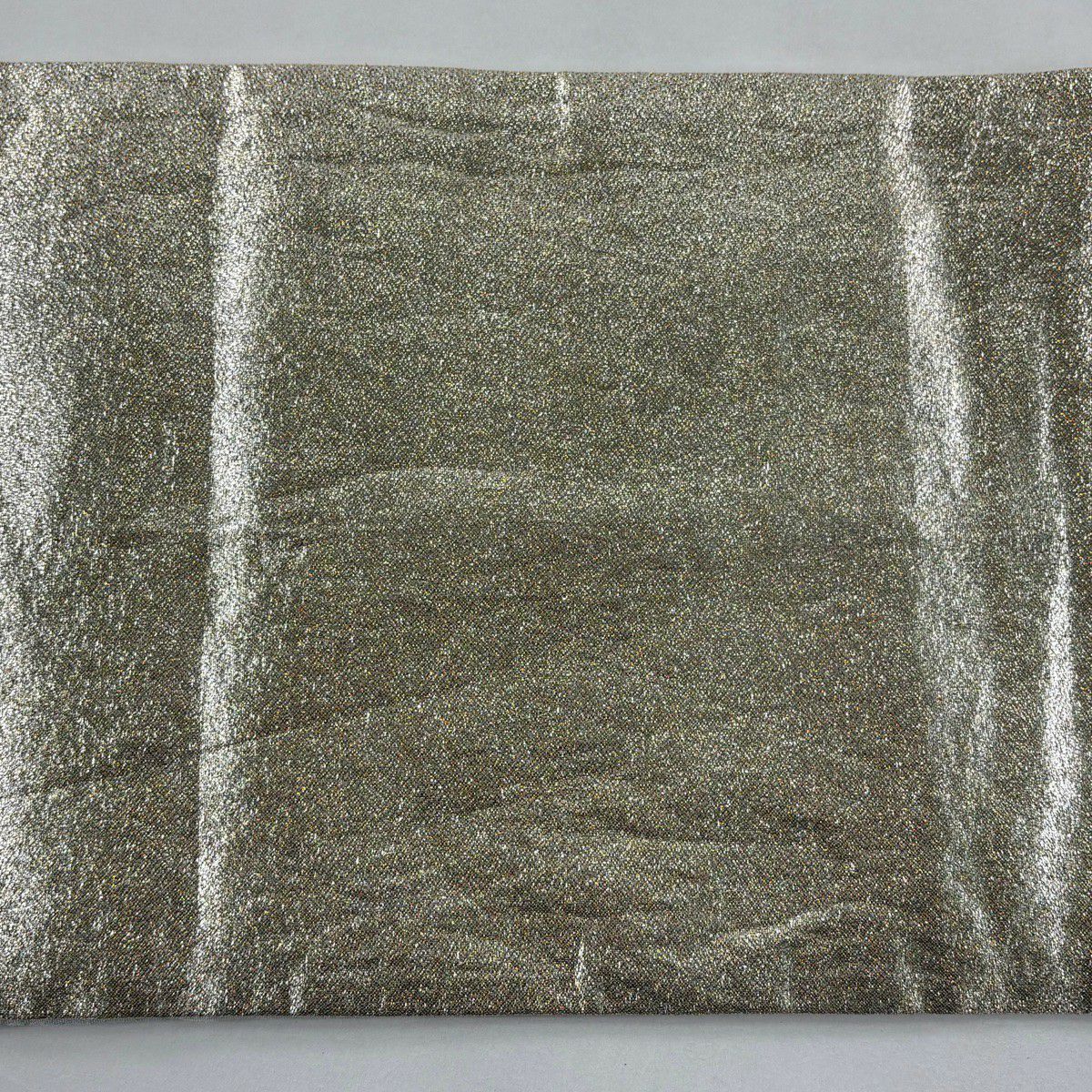 【美品】 袋帶 秀品級 樱花 草花紋紋 金金箔 米色 六通 純蠶絲