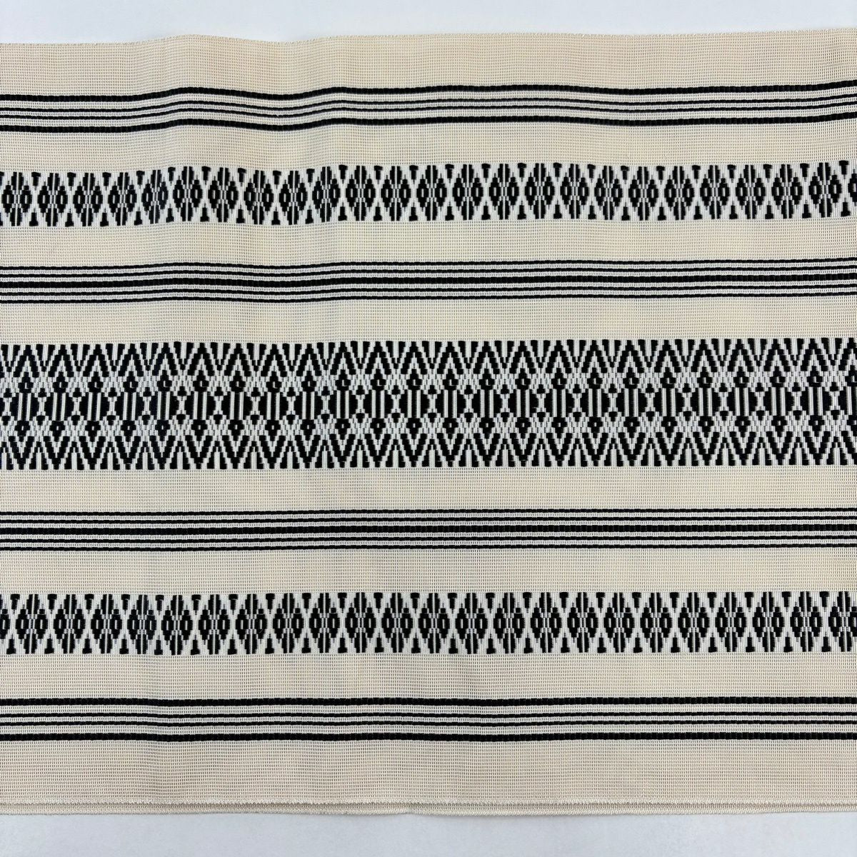 【美品】名古屋帶 優品級 夏帶 八寸名古屋帶 松樹葉仕立 献上圖案 米色 純蠶絲