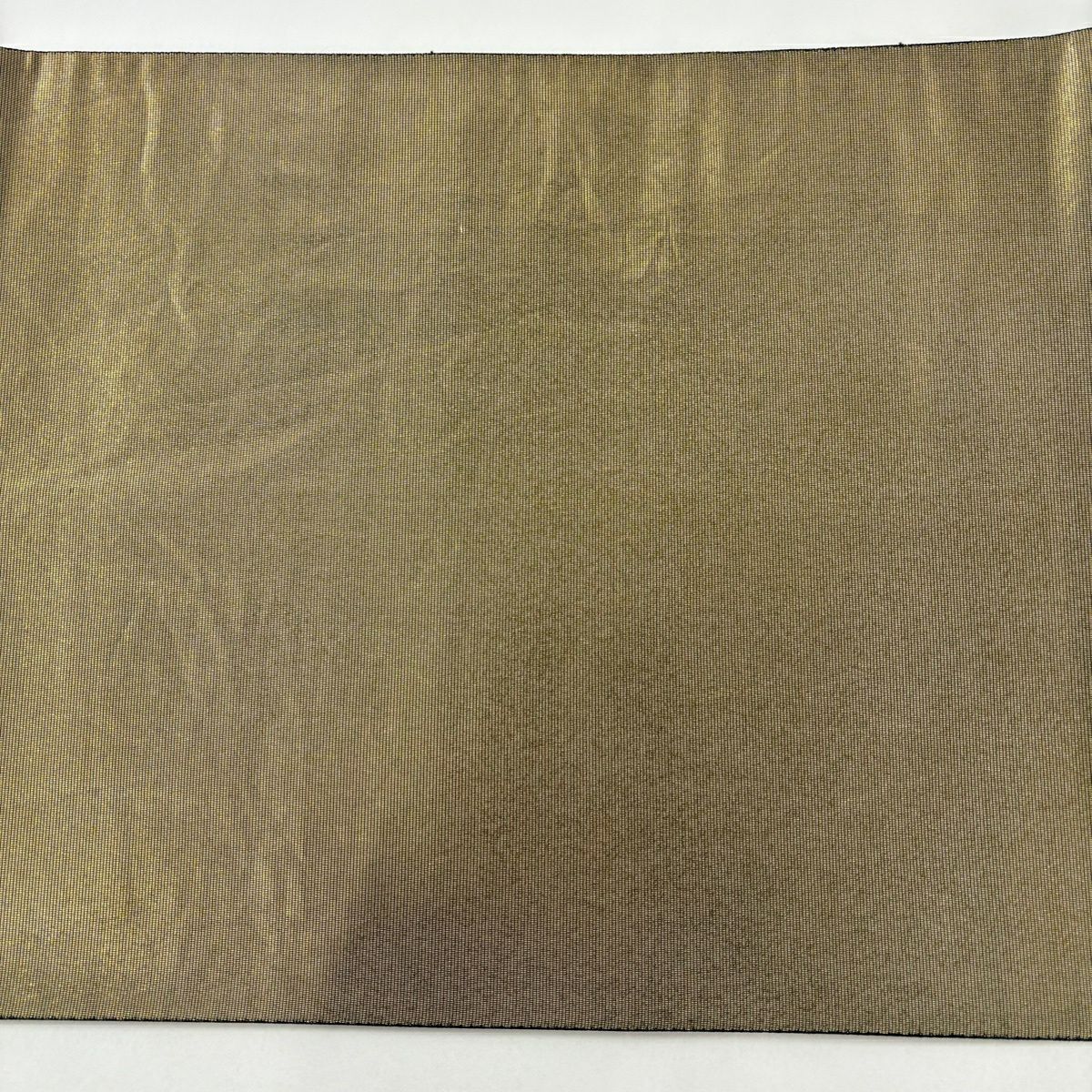 【美品】 袋帶 秀品級 波頭 金金箔 金色 大鼓圖案 純蠶絲