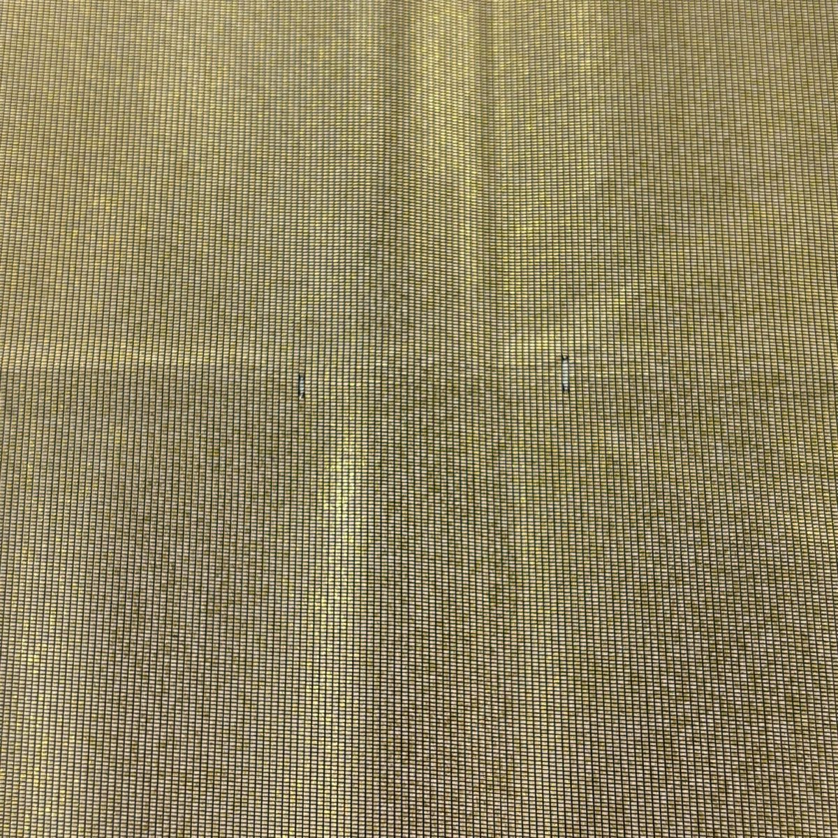 【美品】 袋帶 秀品級 波頭 金金箔 金色 大鼓圖案 純蠶絲