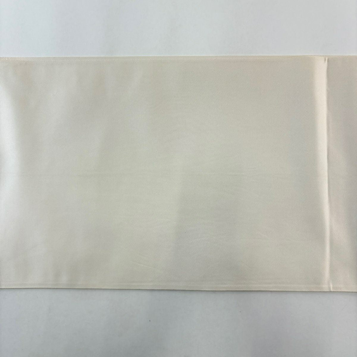 袋帶 名品級 帝王紫 落款 薫香扇子面櫻花圖案 金金箔 銀線 奶油色 大鼓圖案 純蠶絲