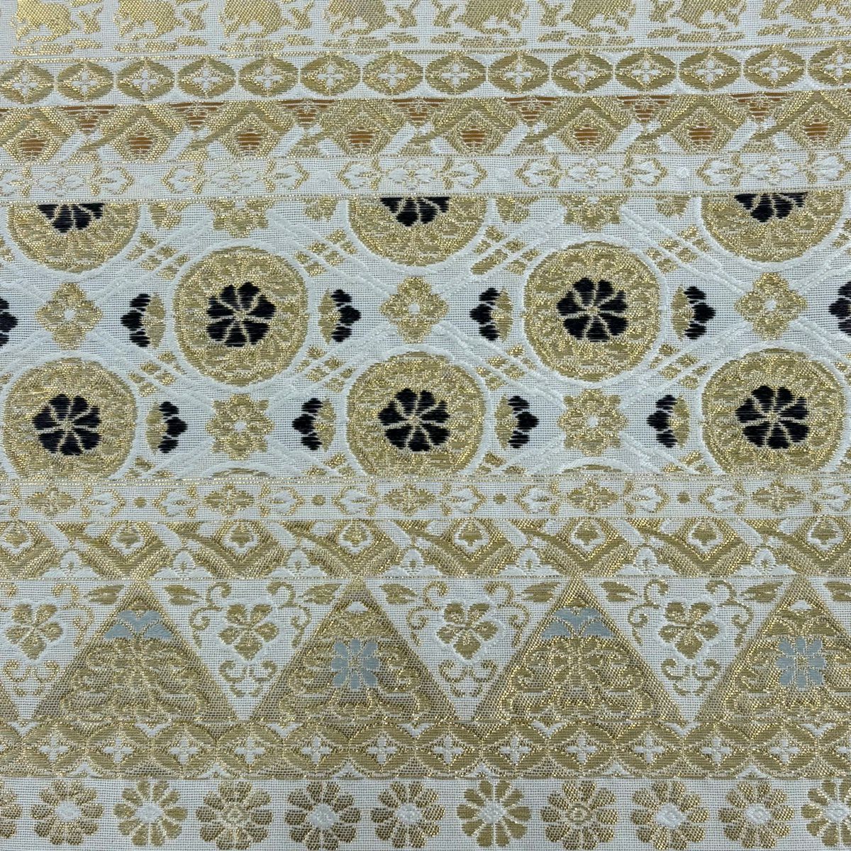 【美品】訪問服 身長165.5cm 袖長66.5cm M 雙層 袋帶套裝 落款 草花紋 染分 ぼかし 灰紫 純蠶絲 名品級 一つ紋