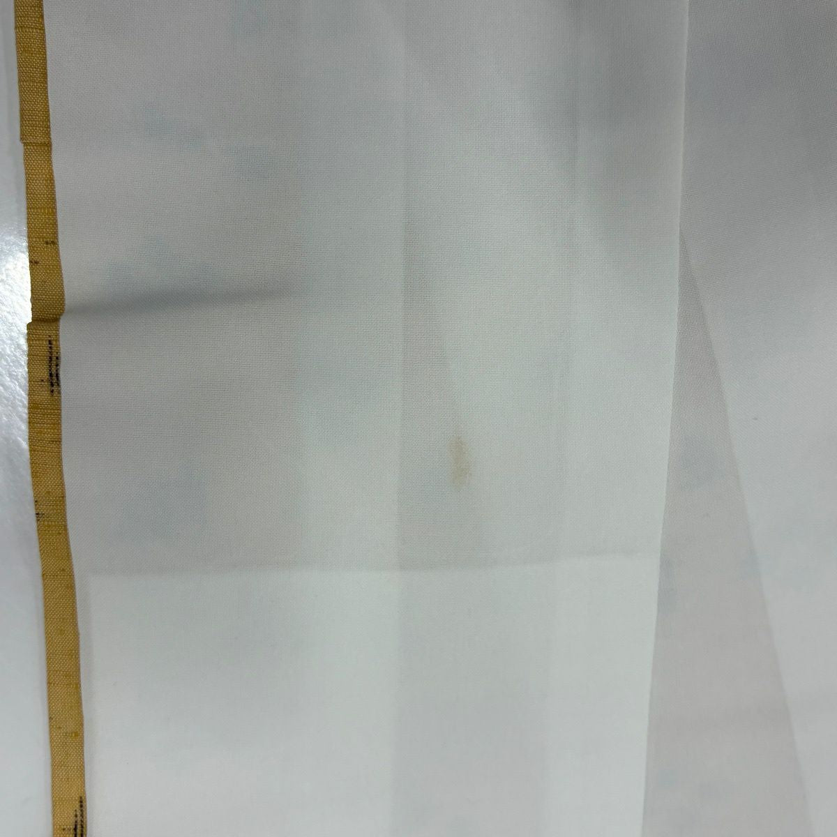 紬織 身長154.5cm 袖長64cm M 雙層 絣花紋 米色 純蠶絲 優品級