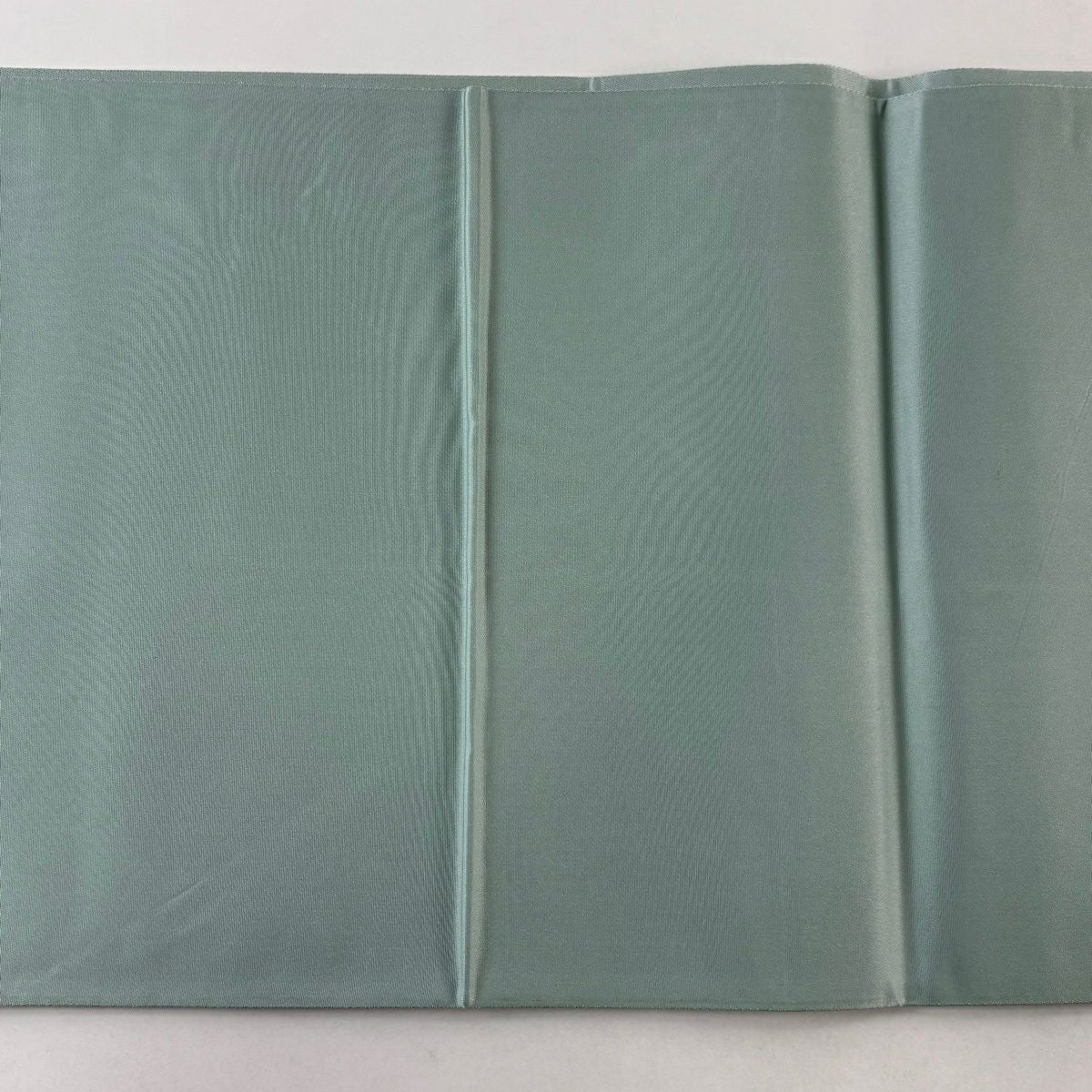 【美品】 袋帶 秀品級 華紋 花唐草紋 刺繡 金彩裝飾 青灰 純蠶絲