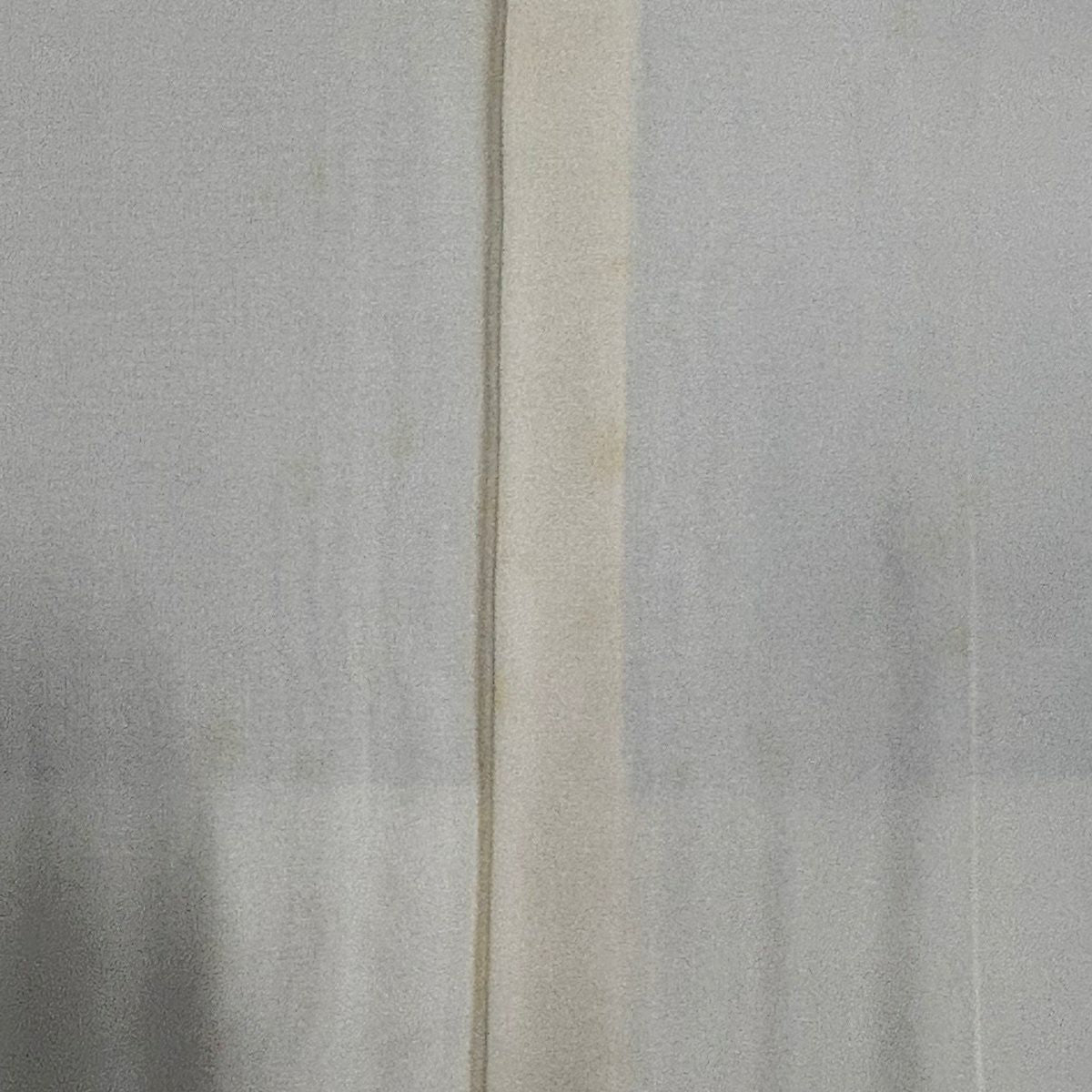 訪問服 身長156cm 袖長62.5cm S 雙層 紬織織 縞 鱗 灰綠 純蠶絲 名品級