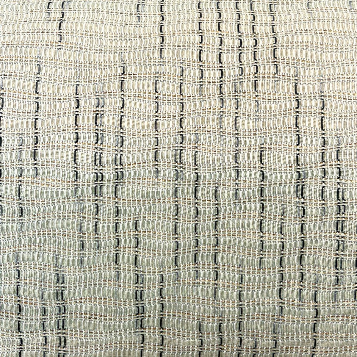 【美品】 袋帶 名品級 幾何圖案 金金箔 漸變 米色 全通 純蠶絲